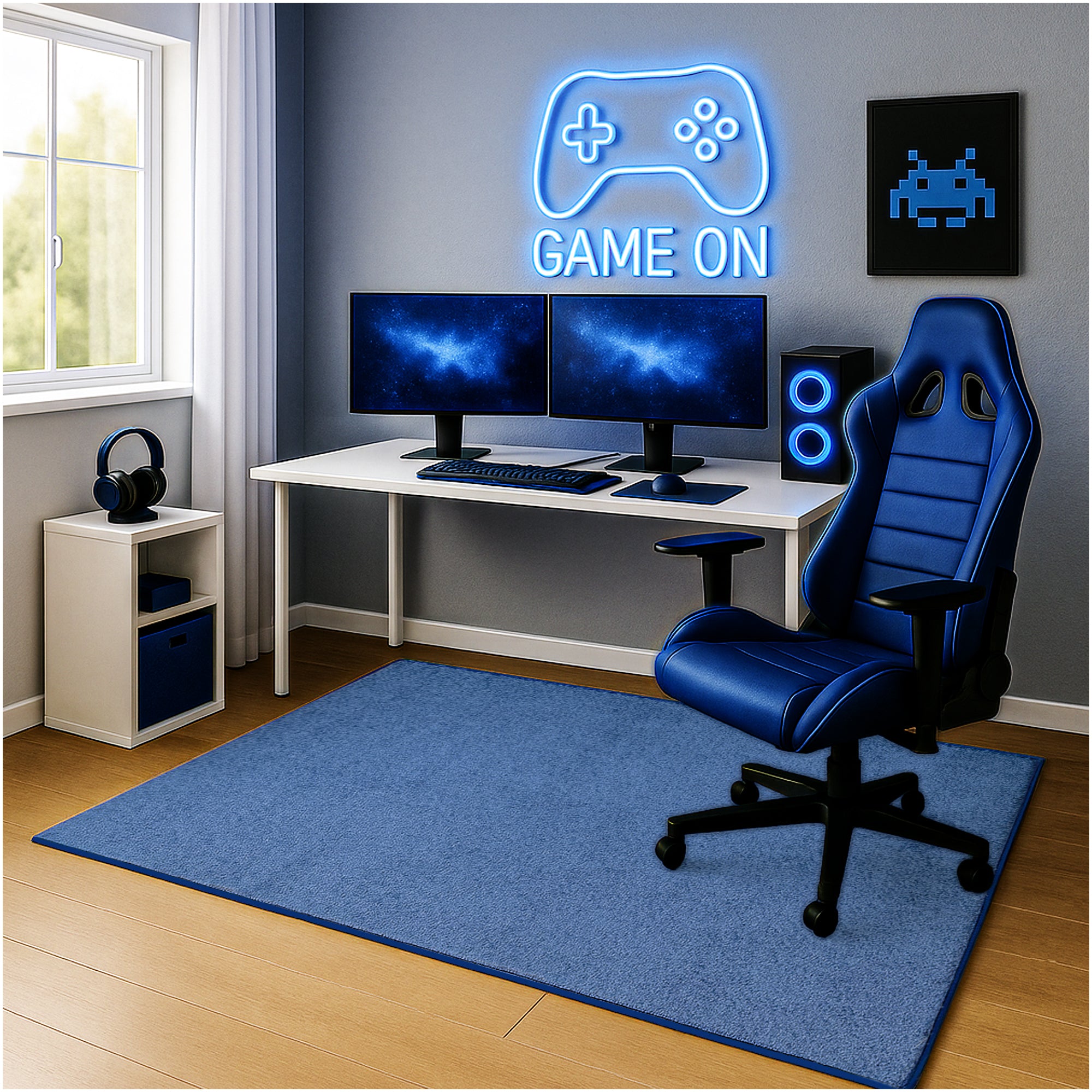 Kid Crossing Soft Area Rug – Colorful Collection, Custom Sizes Available