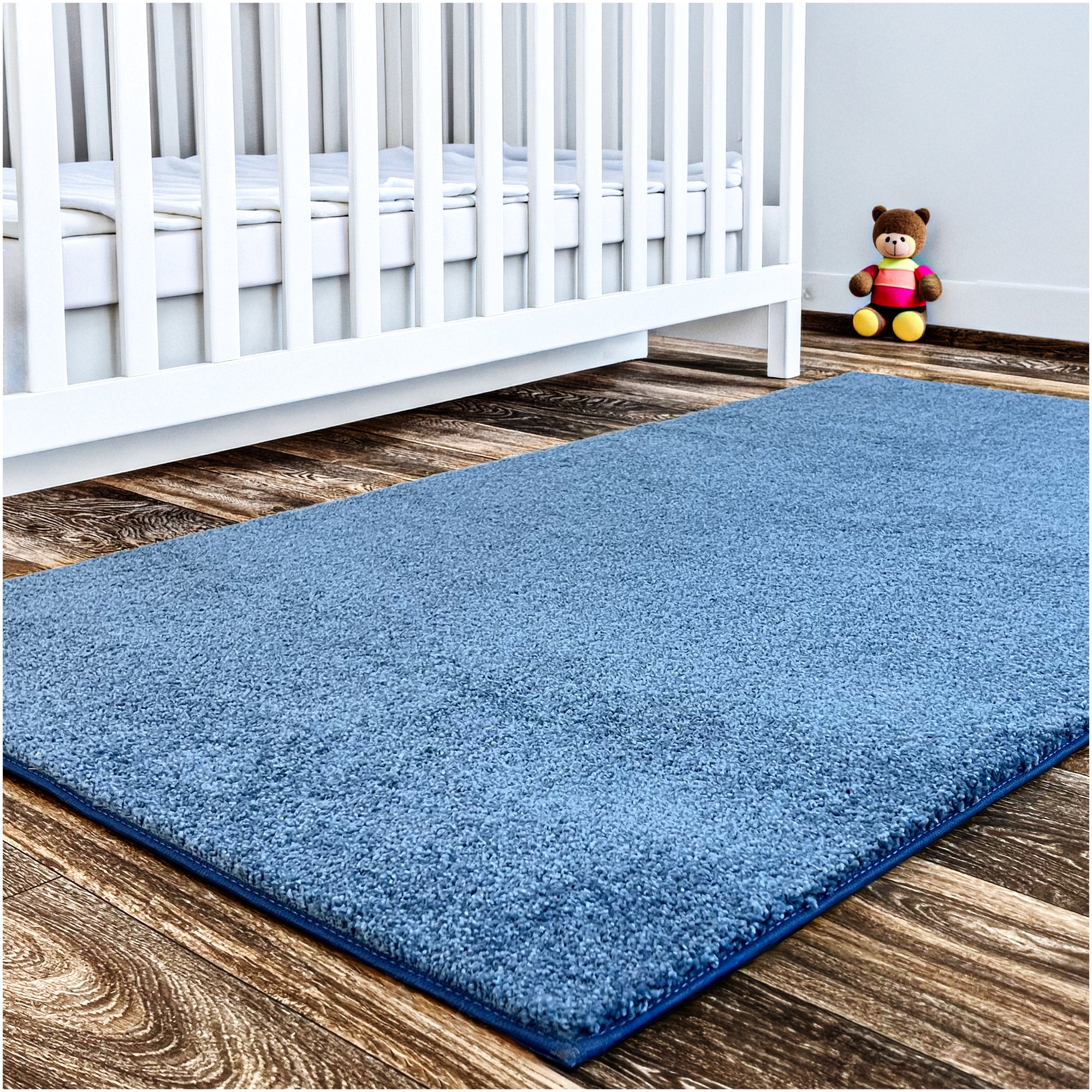 Kid Crossing Soft Area Rug – Colorful Collection, Custom Sizes Available