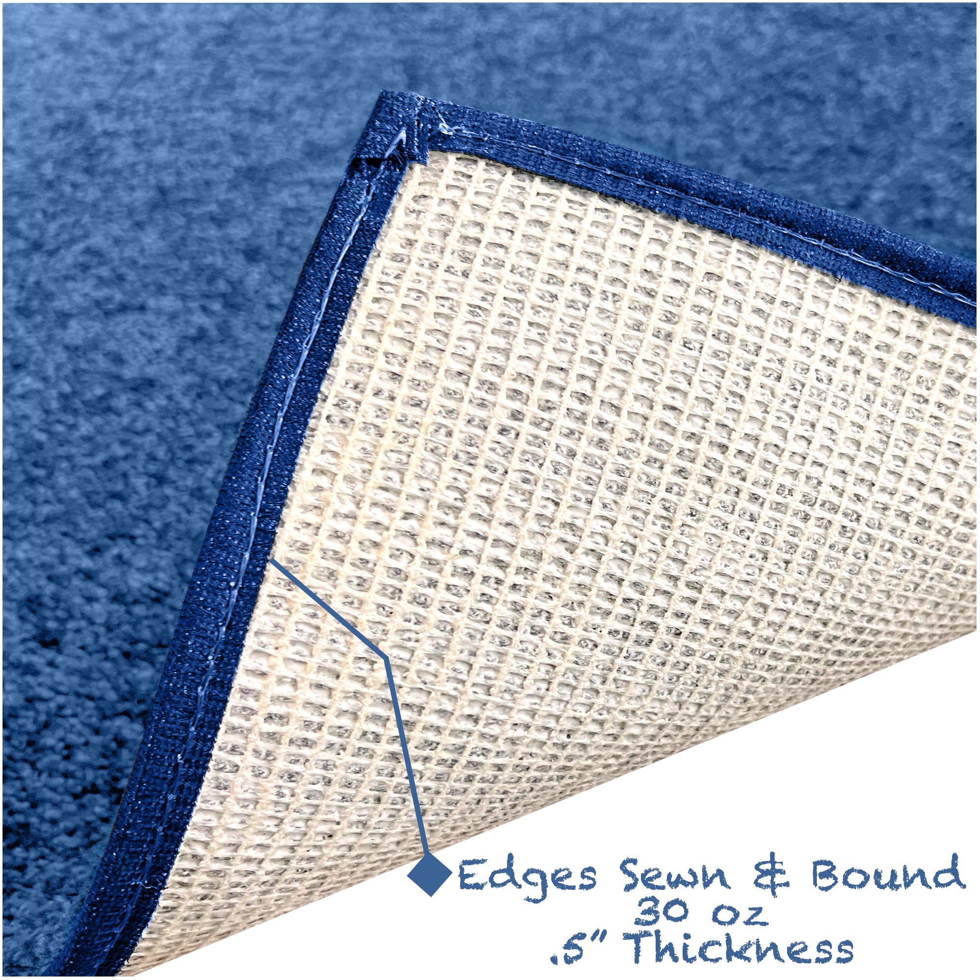 Kid Crossing Soft Area Rug – Colorful Collection, Custom Sizes Available