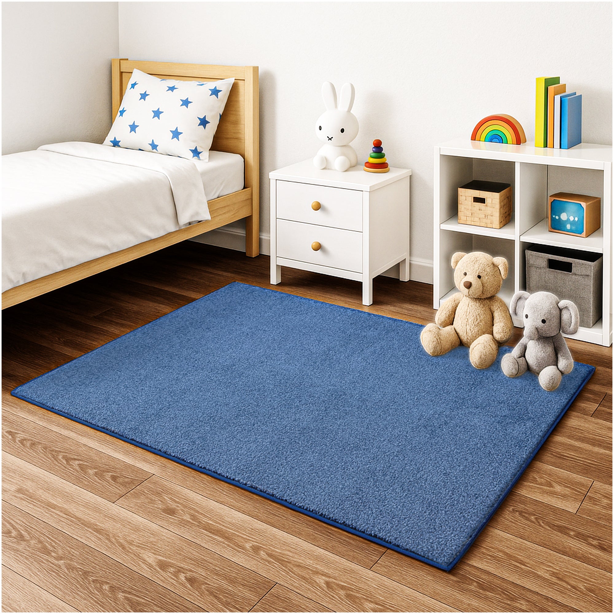 Kid Crossing Soft Area Rug – Colorful Collection, Custom Sizes Available