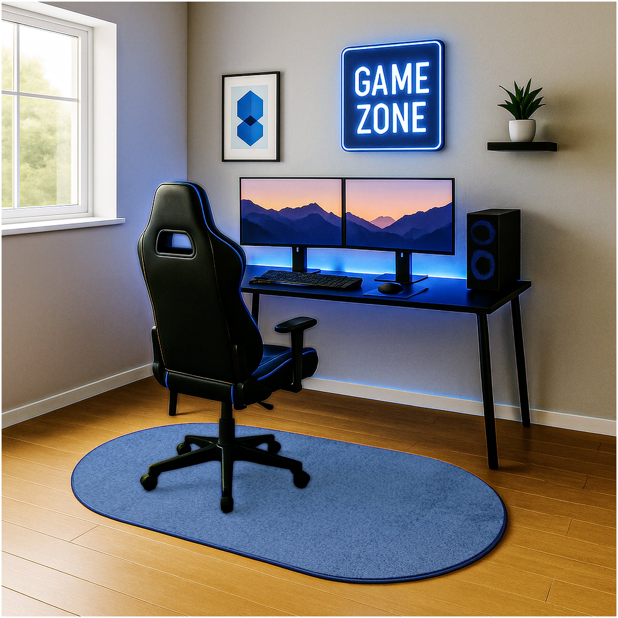 Kid Crossing Soft Area Rug – Colorful Collection, Custom Sizes Available