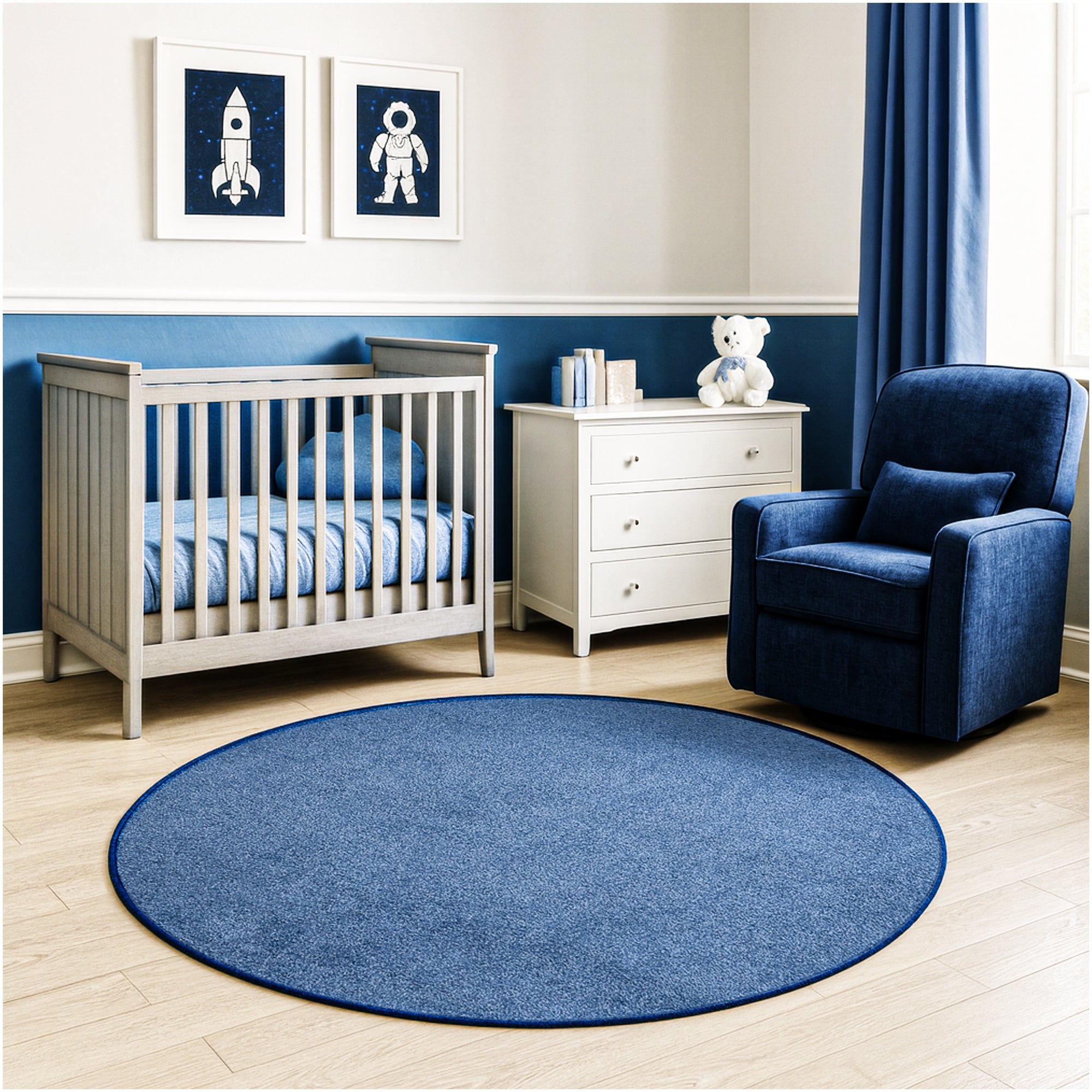 Kid Crossing Soft Area Rug – Colorful Collection, Custom Sizes Available - Sample