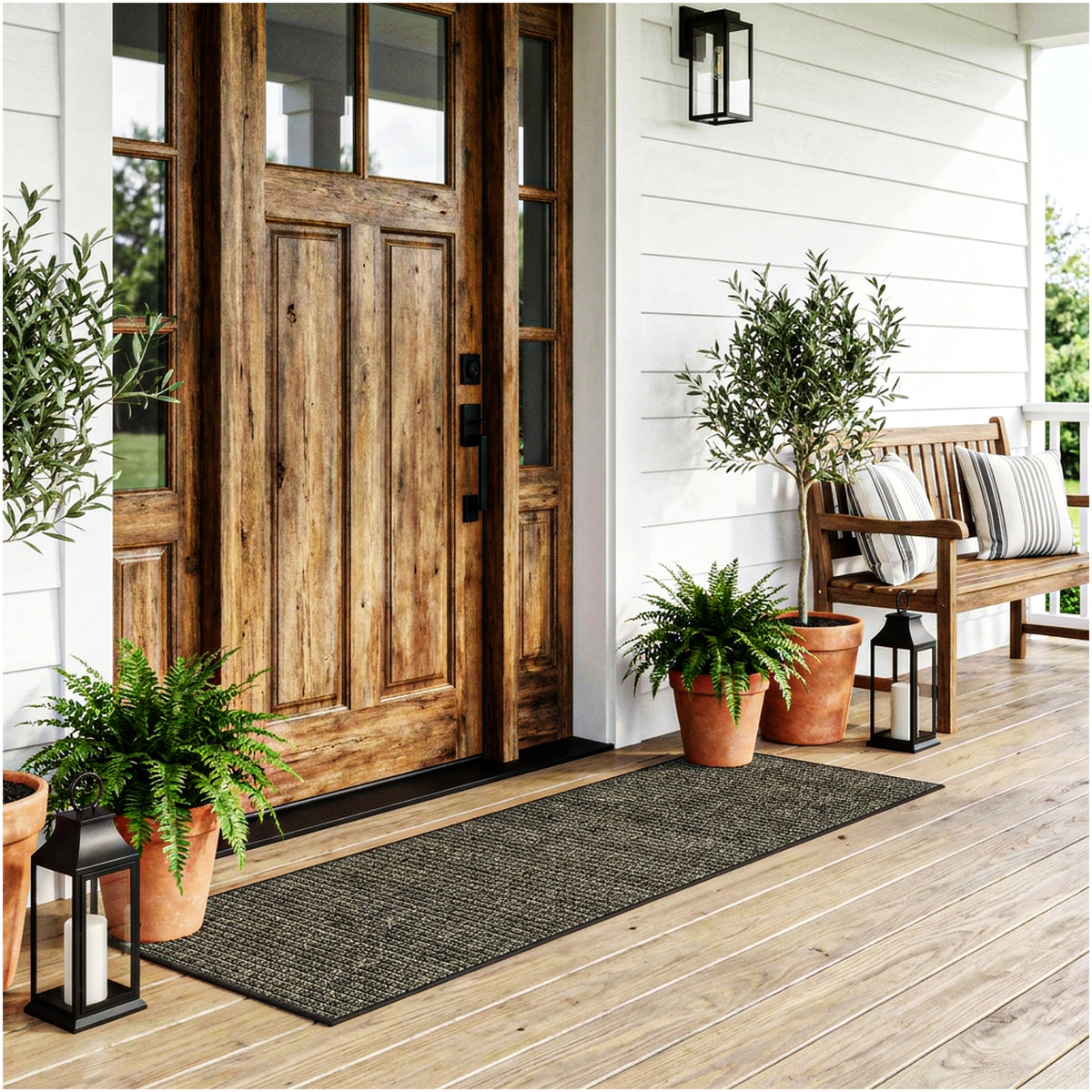 Dominica Indoor Outdoor Area Rug – Custom Size Patio Rug