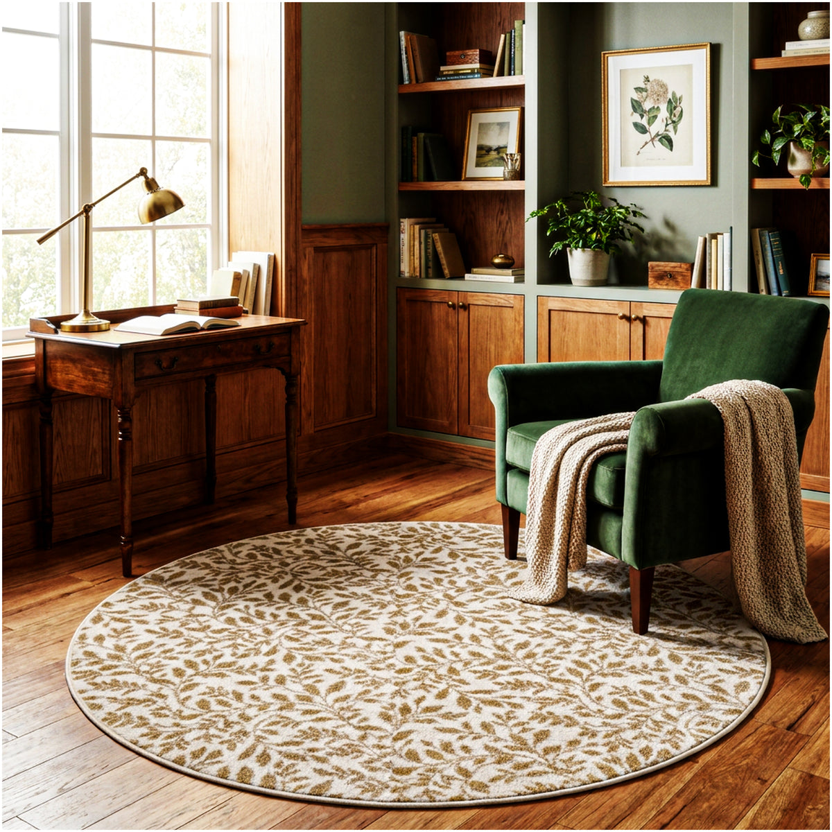 Milliken Hidden Trail Nature Pattern Indoor Area Rug – Custom Sizes