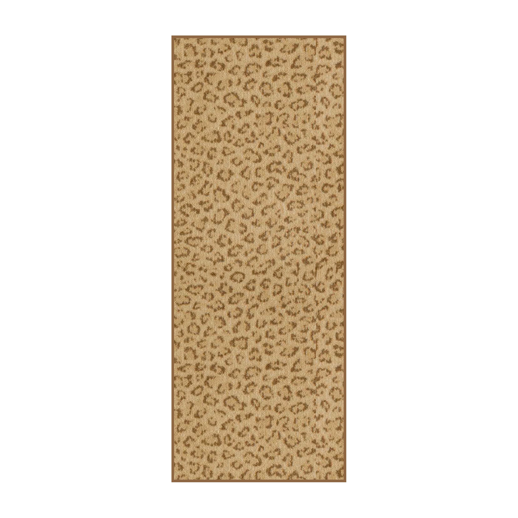 Milliken Exotic Touch Leopard Indoor Area Rug – 40 oz Cut Pile, Custom Sizes & Colors