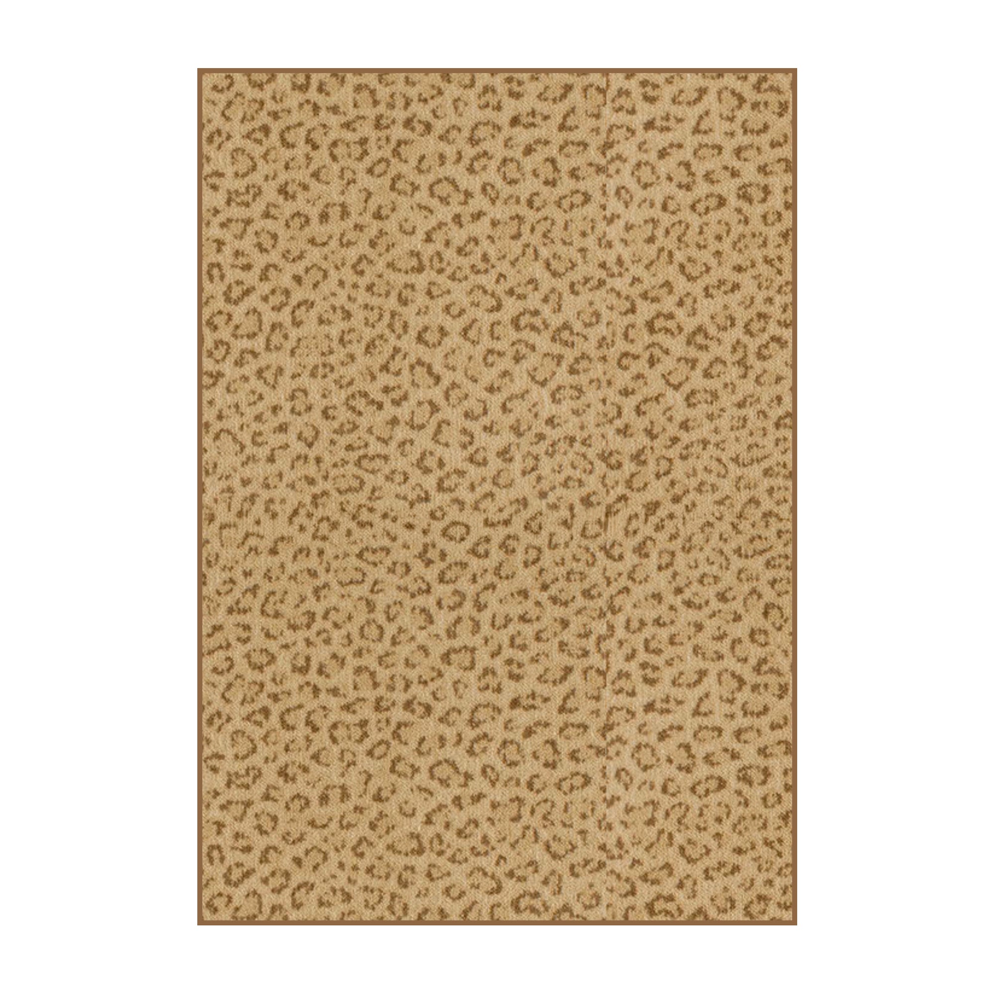 Milliken Exotic Touch Leopard Indoor Area Rug – 40 oz Cut Pile, Custom Sizes & Colors