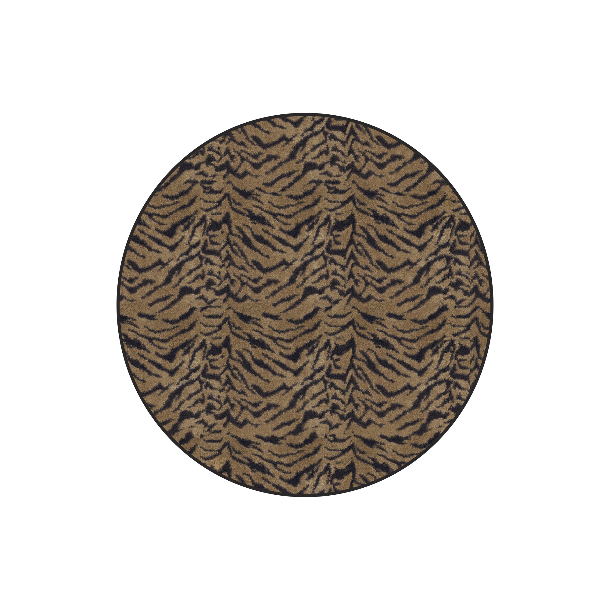 Exotic Journey Domo Tiger Pattern Indoor Area Rug – Custom Sizes