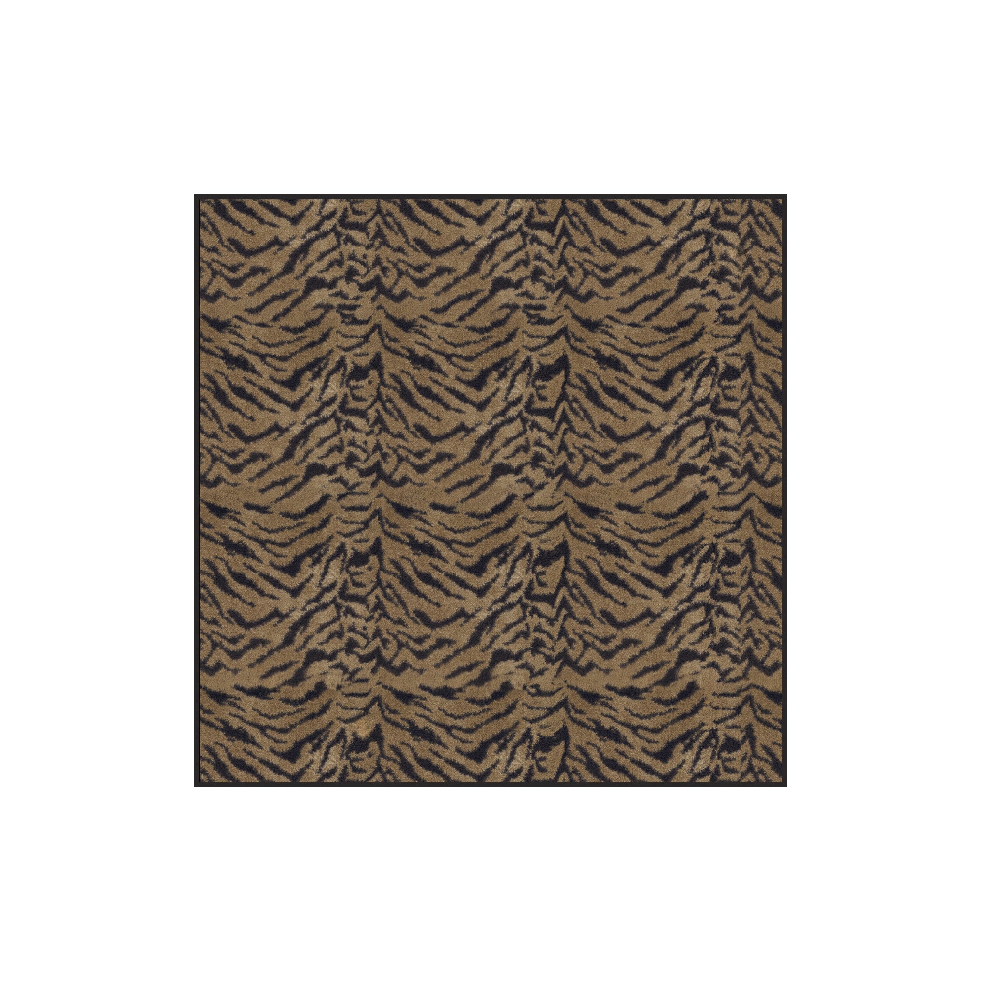 Exotic Journey Domo Tiger Pattern Indoor Area Rug – Custom Sizes
