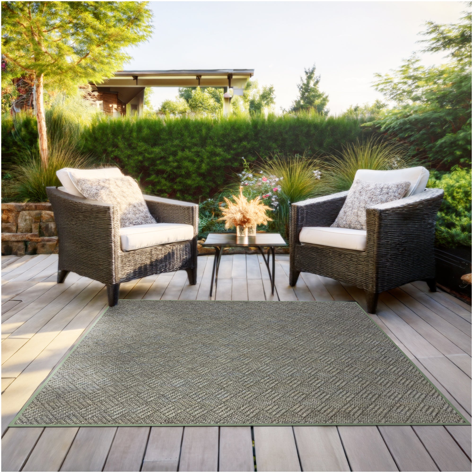 Dreamweaver Indoor/Outdoor Area Rug | Custom Size & Shape, 1/4" Thick