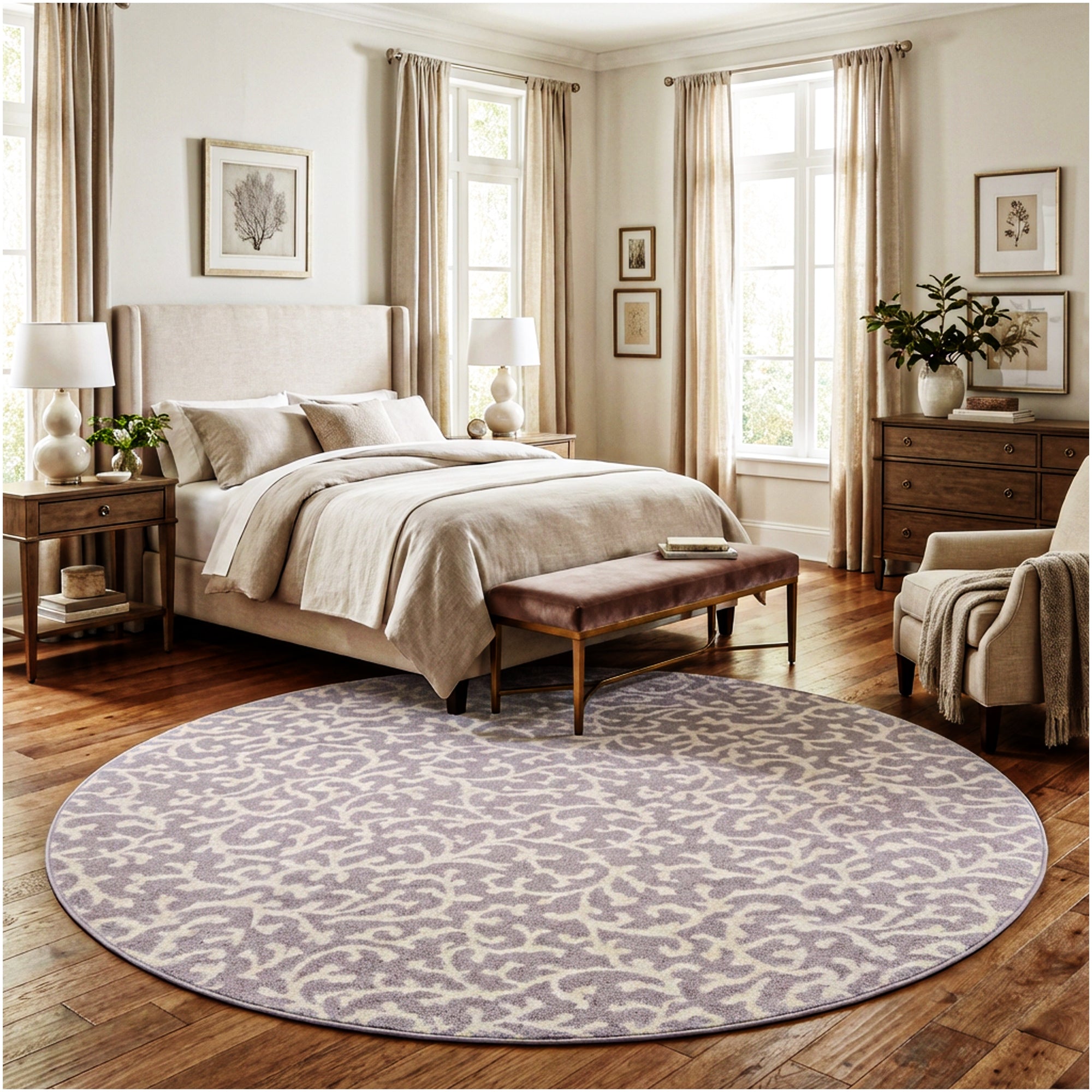 Milliken Coral Springs Indoor Area Rug | Standard Sizes & Color Options