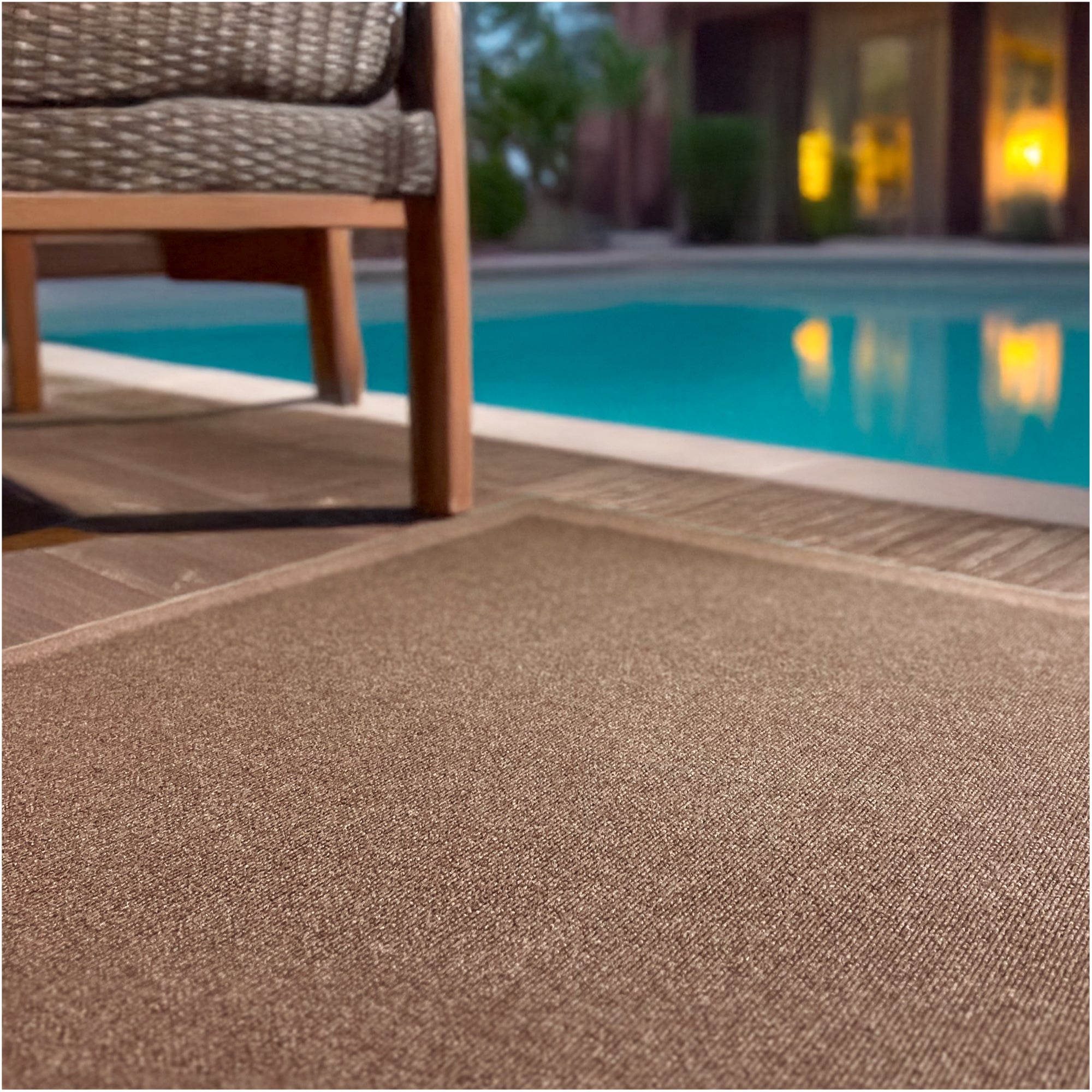 Roanoke Rib Indoor-Outdoor Area Rug in Custom Sizes - Sample