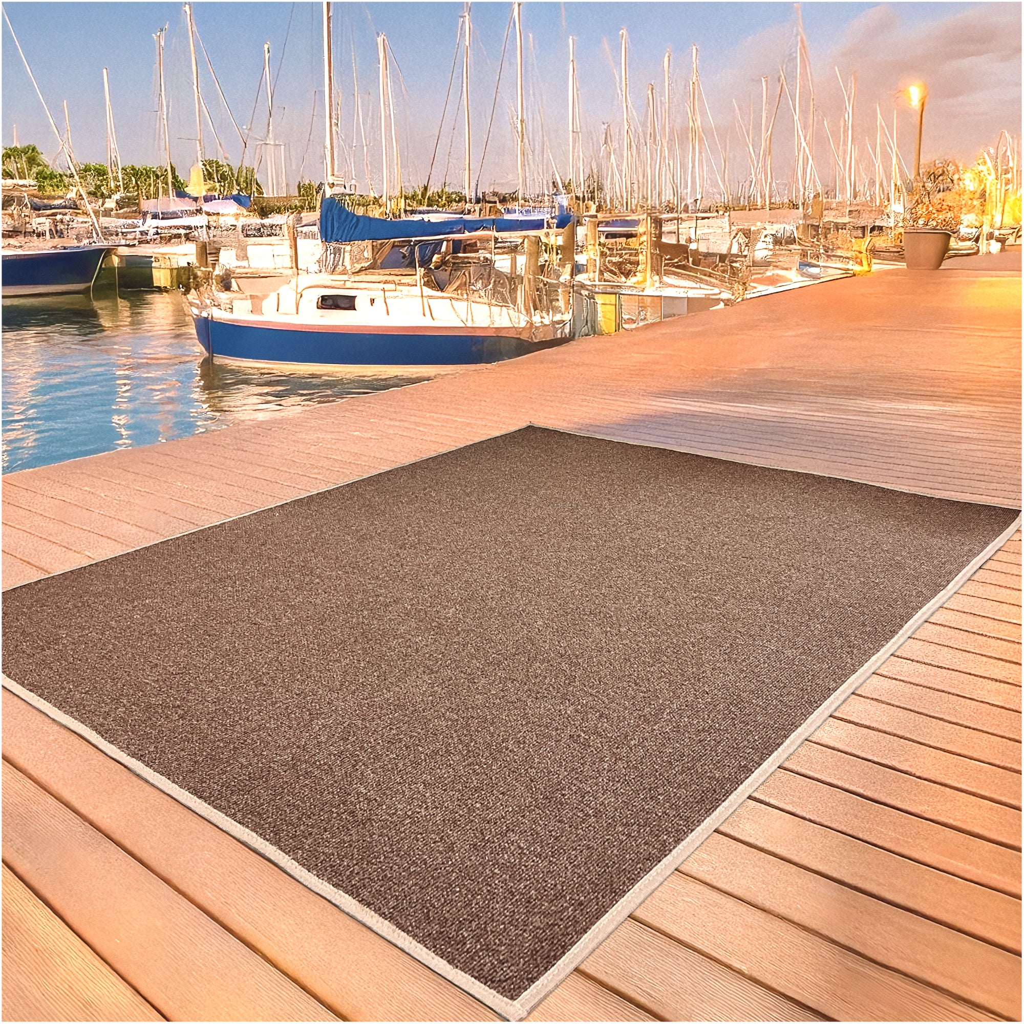Roanoke Rib Indoor-Outdoor Area Rug in Custom Sizes - Sample