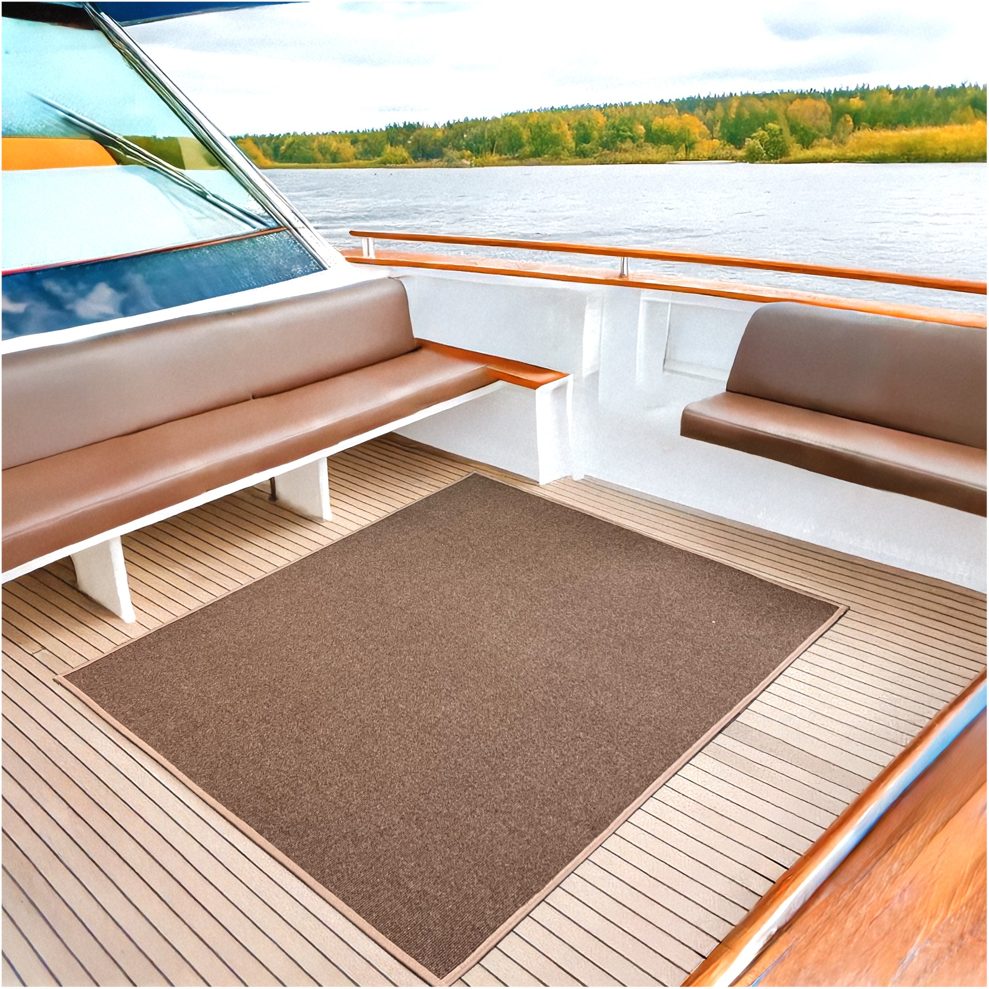 Roanoke Rib Indoor-Outdoor Area Rug in Custom Sizes - Sample