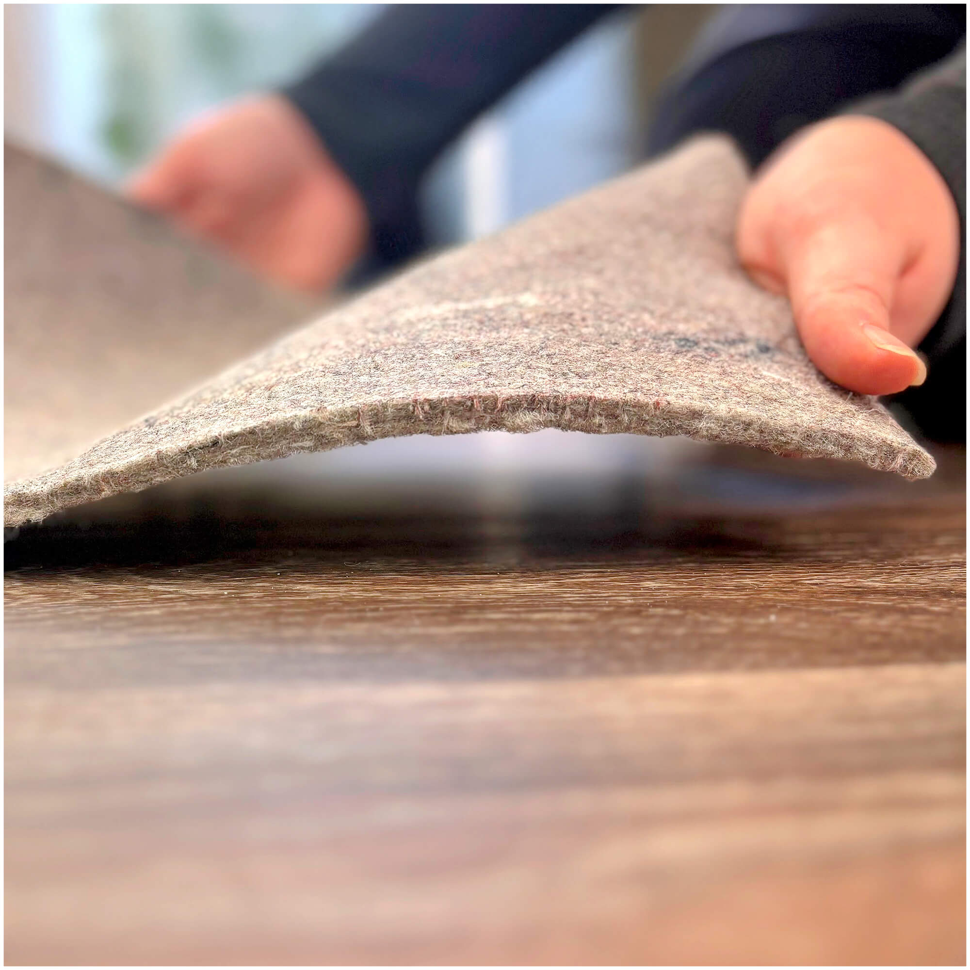 1/4″ Thick Felt Area Rug Pad – 20 oz Recycled Felt, Custom Sizes