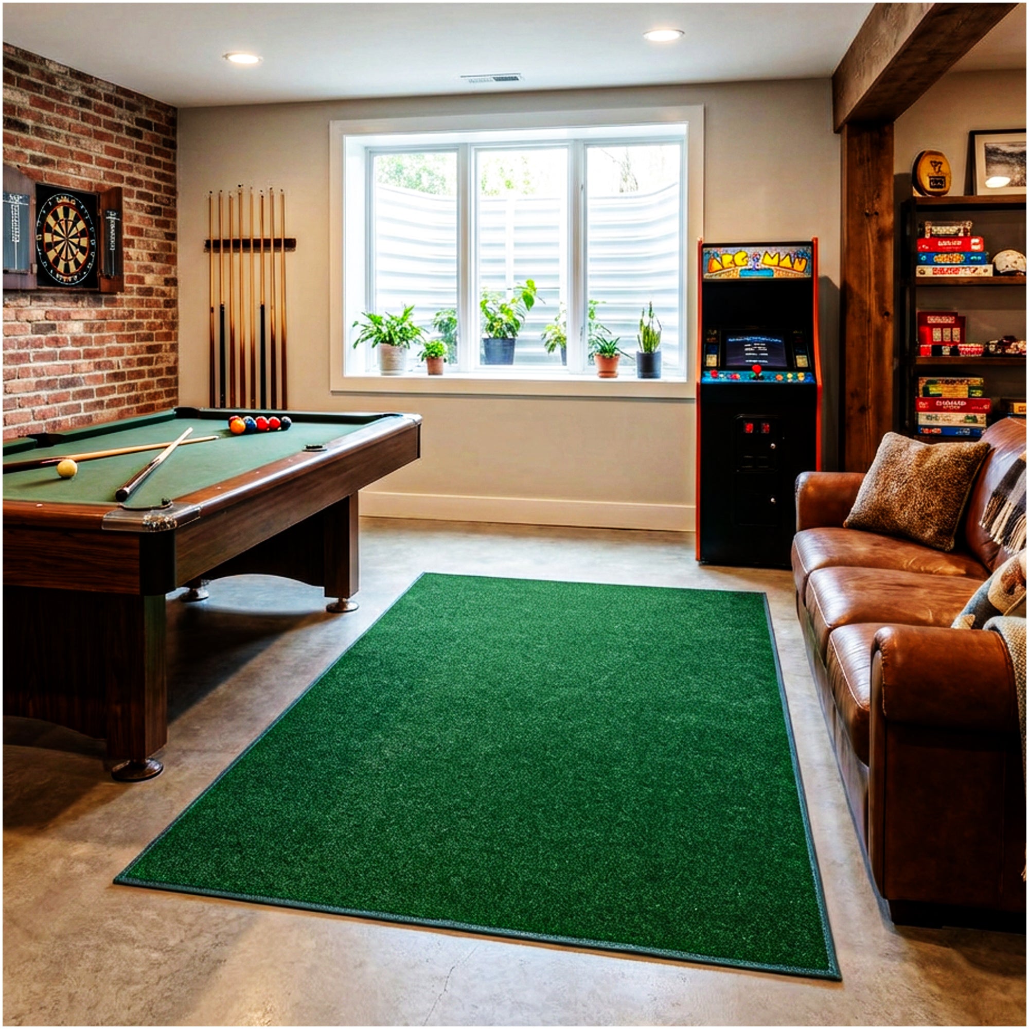 Grizzly Turf Indoor/Outdoor Area Rug – Durable, Weatherproof, Custom Cut