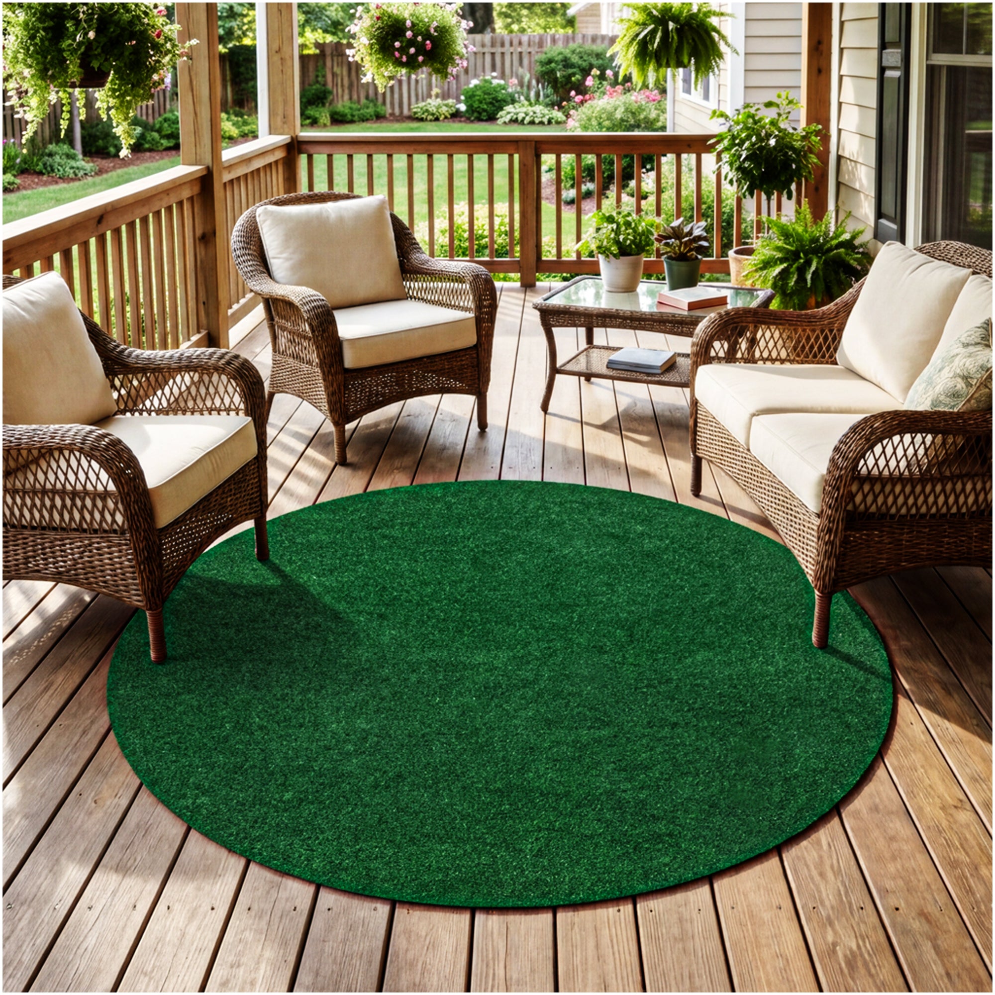 Grizzly Turf Indoor/Outdoor Area Rug – Durable, Weatherproof, Custom Cut