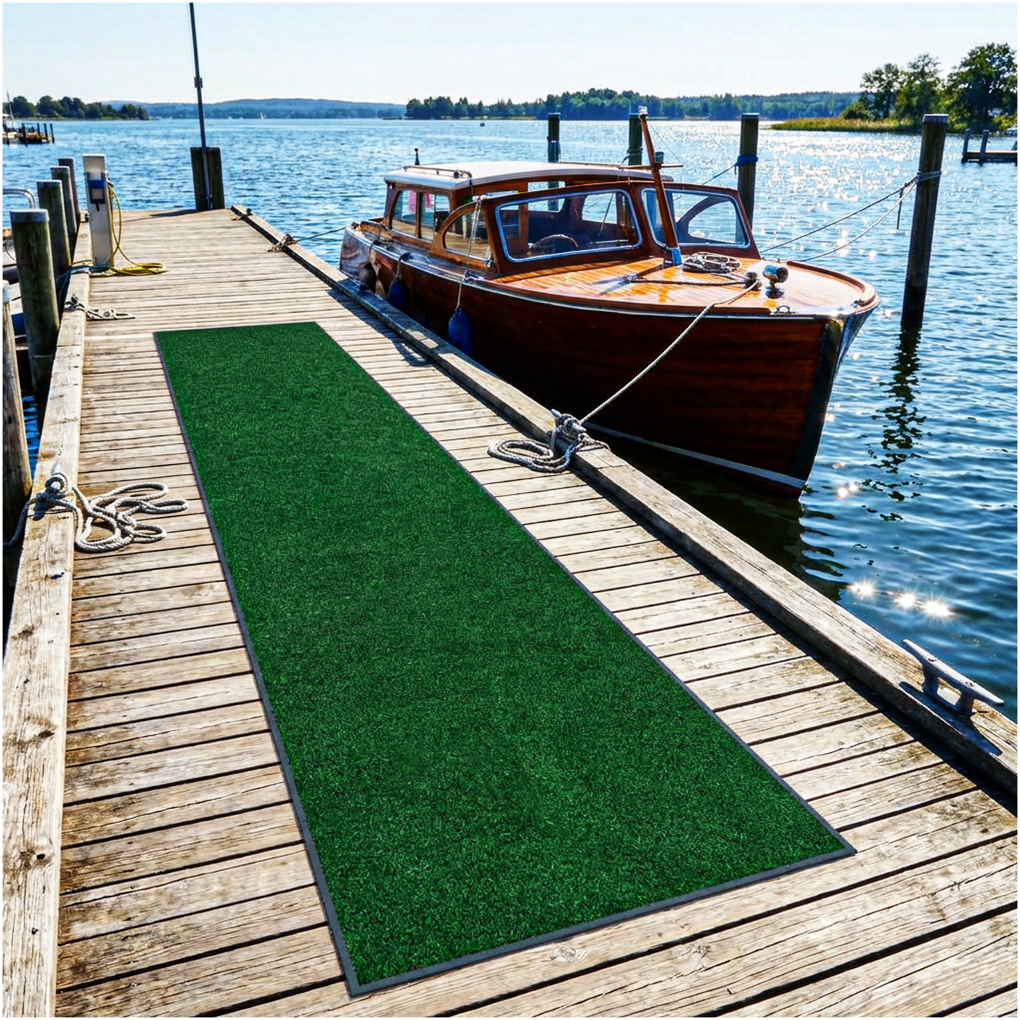 Grizzly Turf Indoor/Outdoor Area Rug – Durable, Weatherproof, Custom Cut