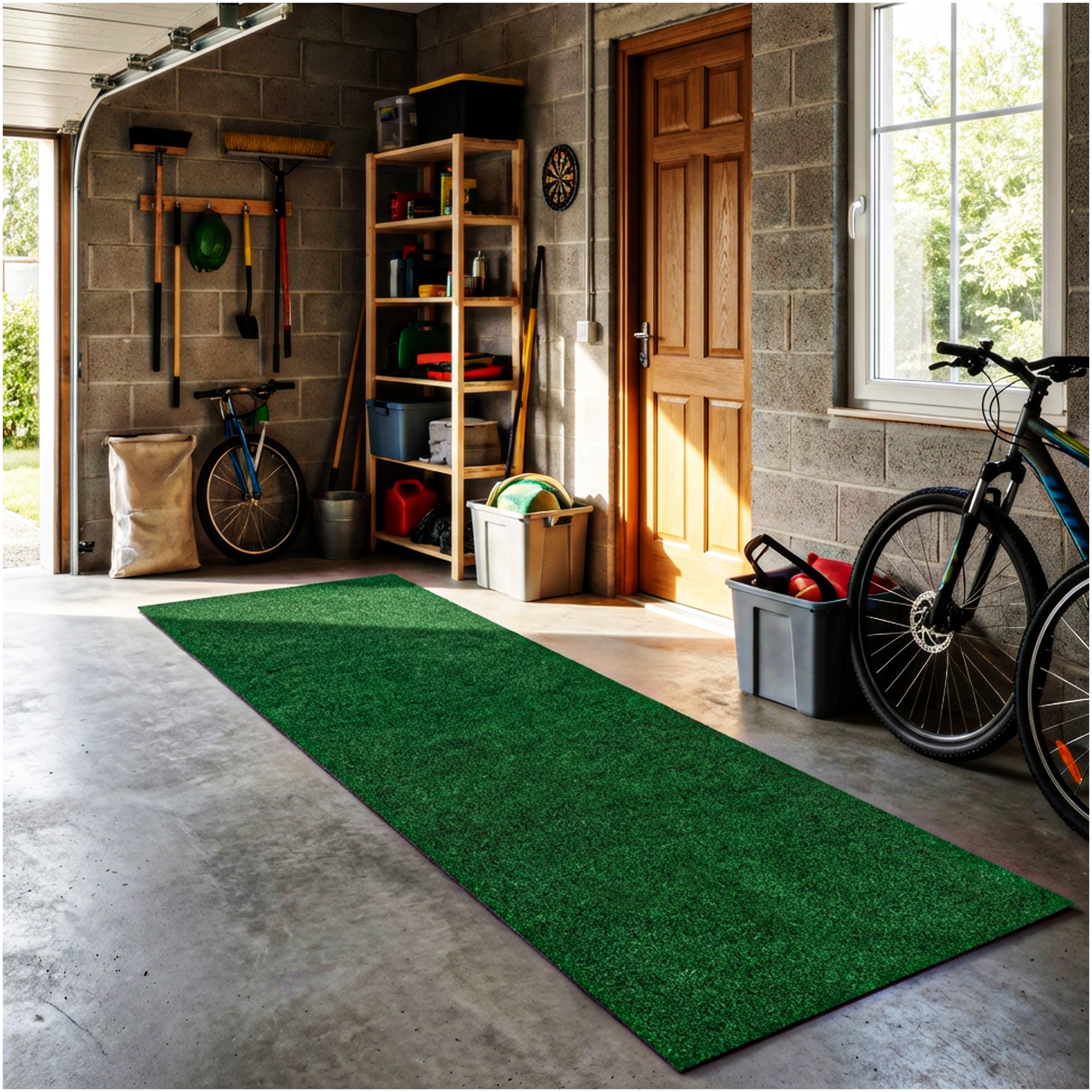 Grizzly Turf Indoor/Outdoor Area Rug – Durable, Weatherproof, Custom Cut