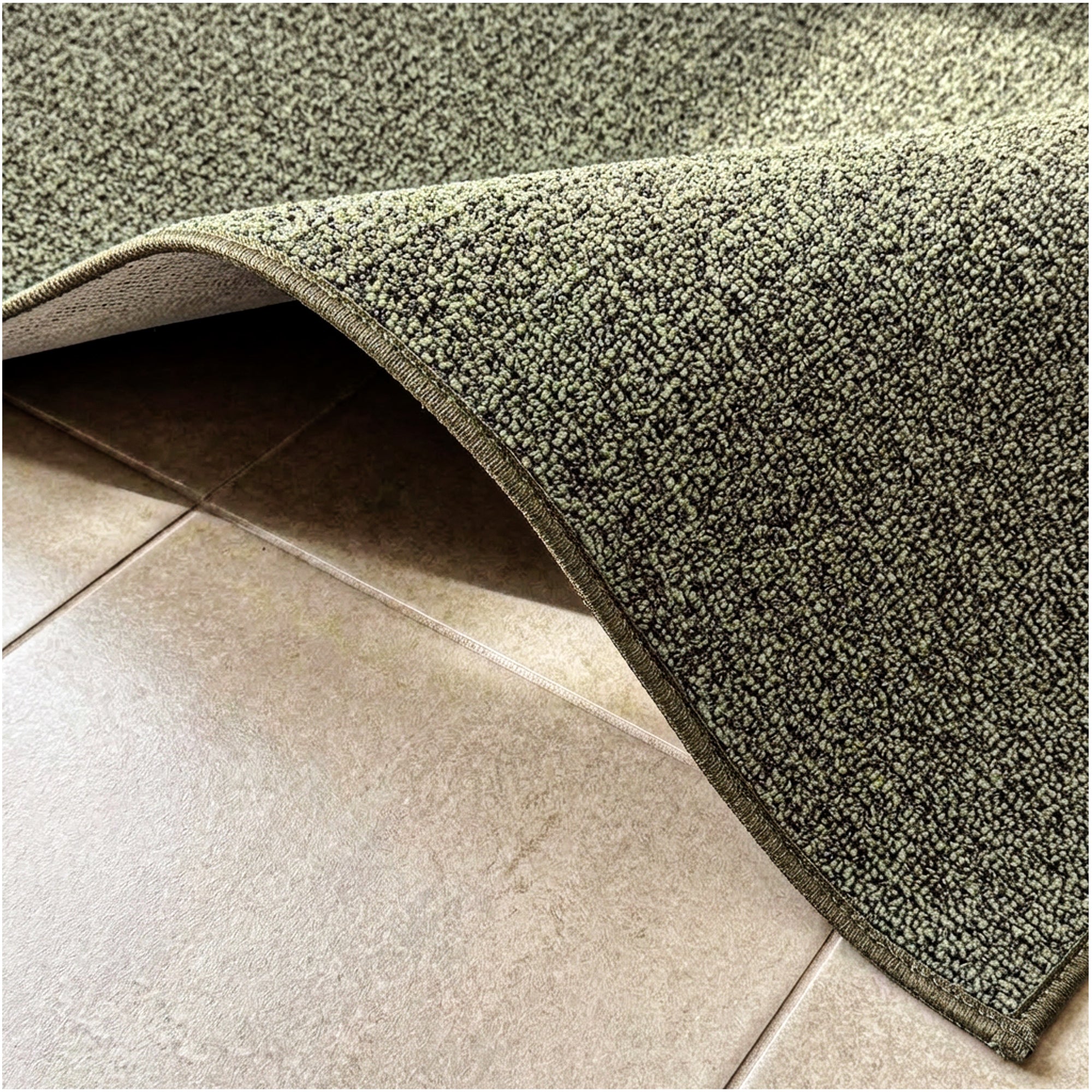 Casual Boucle Indoor/Outdoor Area Rug – Custom Sizes, 6 Colors