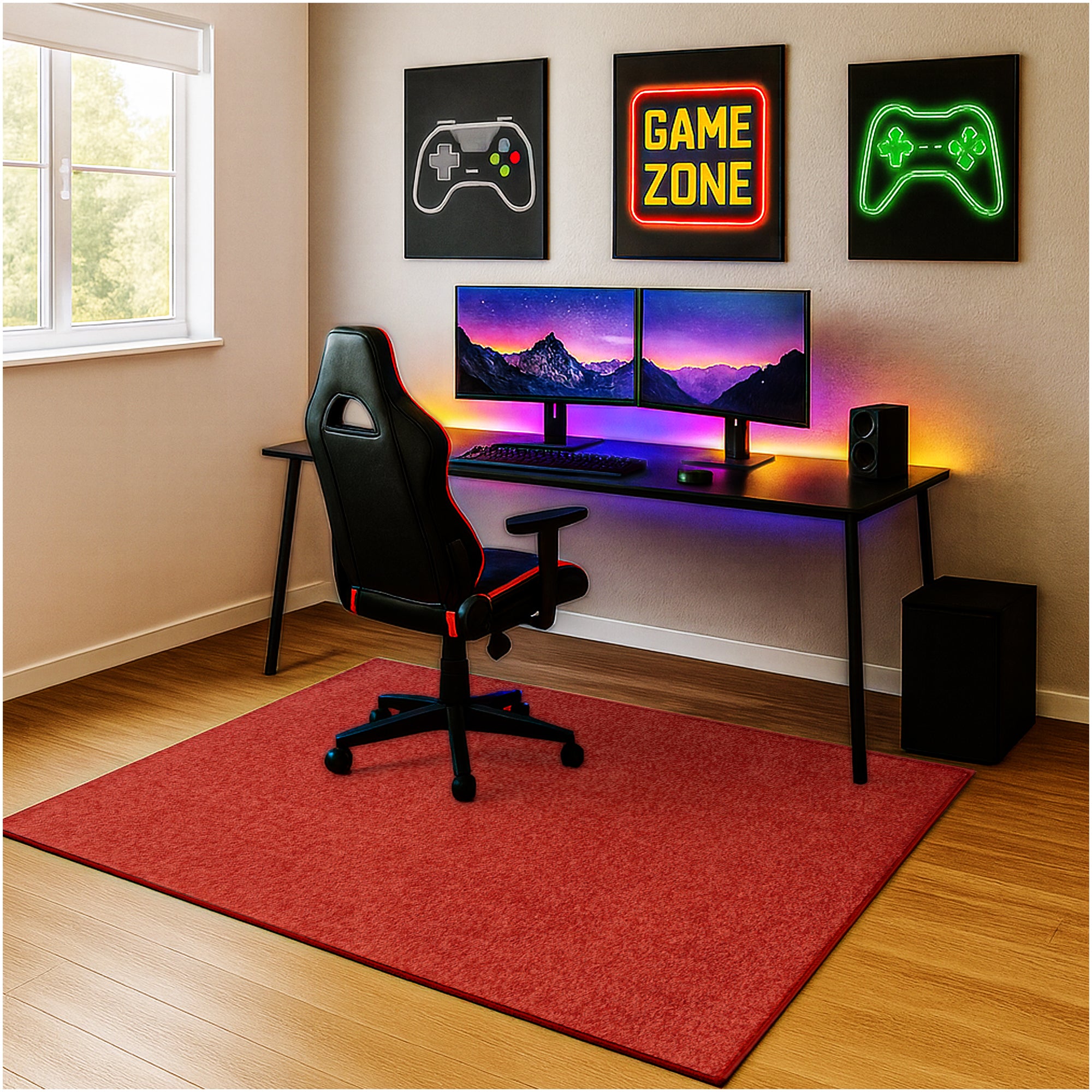 Kid Crossing Soft Area Rug – Colorful Collection, Custom Sizes Available