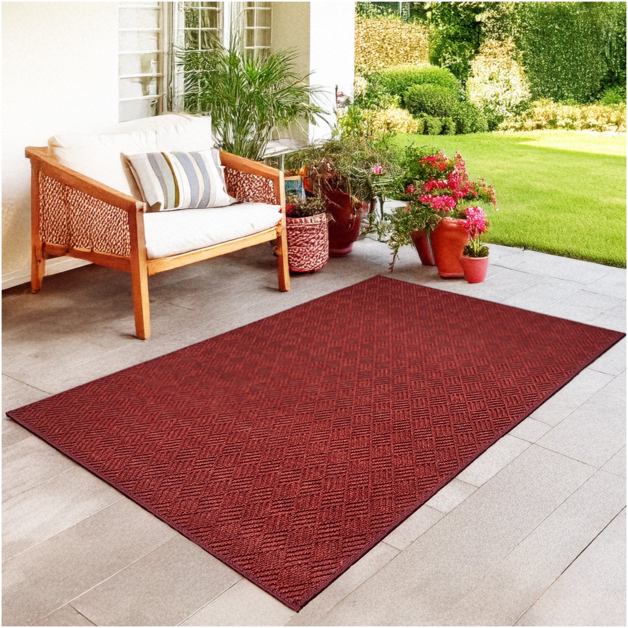 Dreamweaver Indoor/Outdoor Area Rug | Custom Size & Shape, 1/4" Thick