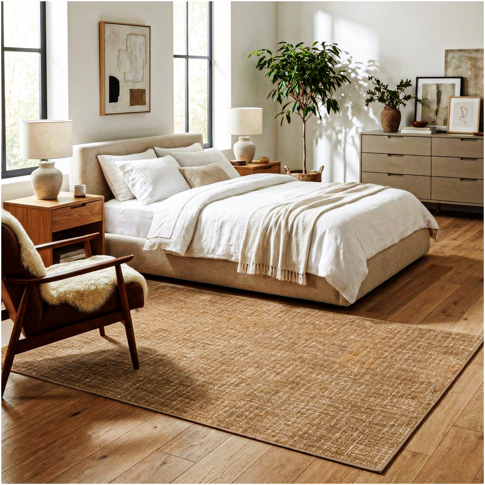 Milliken Stitches Indoor Area Rug – Standard Sizes & Color Options