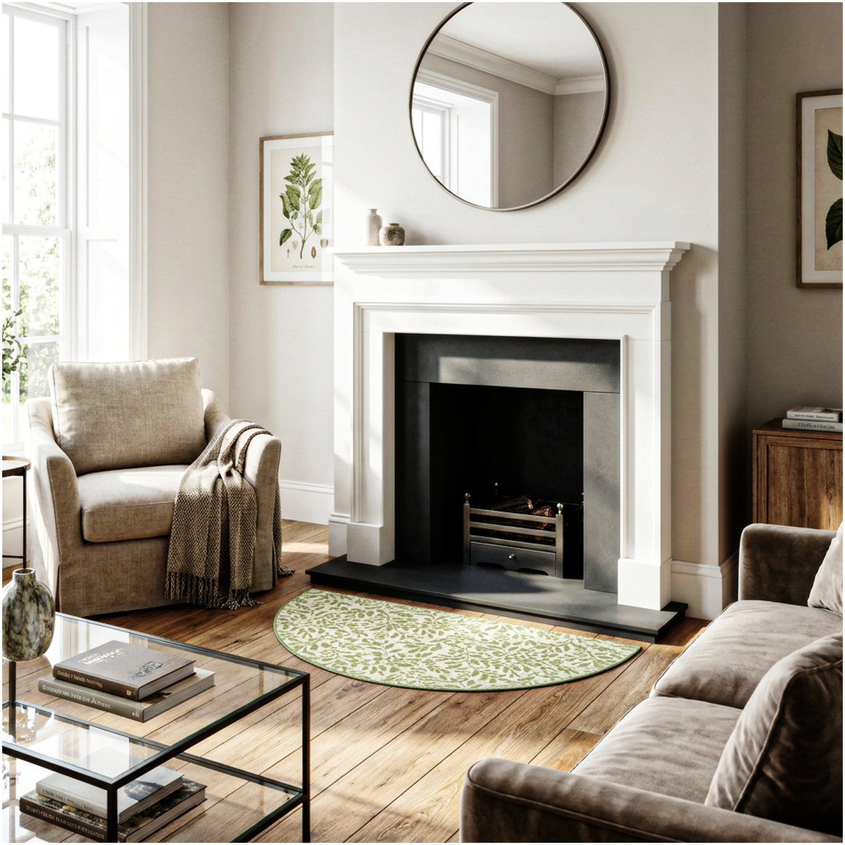 Milliken Hidden Trail Nature Pattern Indoor Area Rug – Custom Sizes