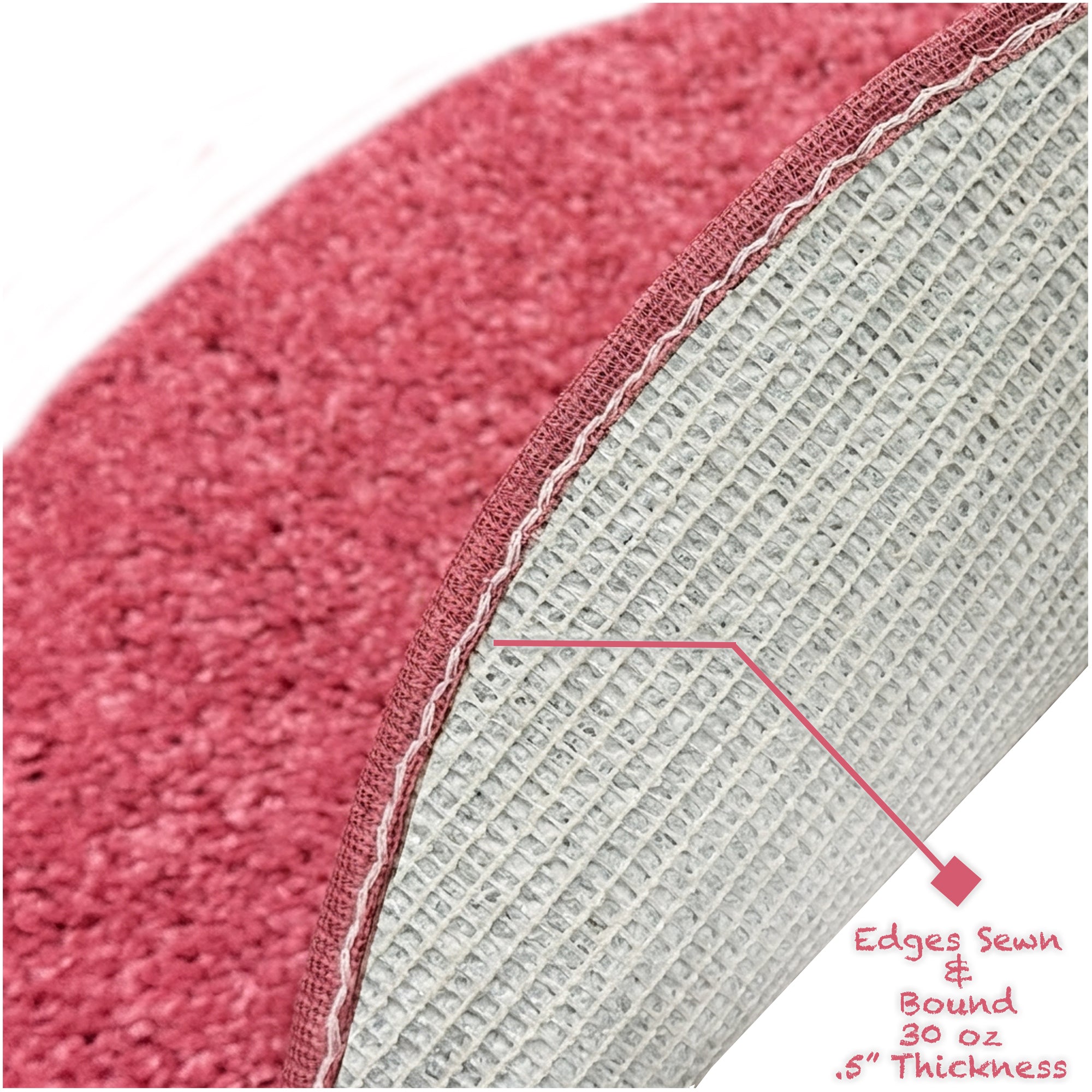 Children’s Classroom Carpet Circle Seats – Multiple Colors | 18” Round Soft Floor Cushions