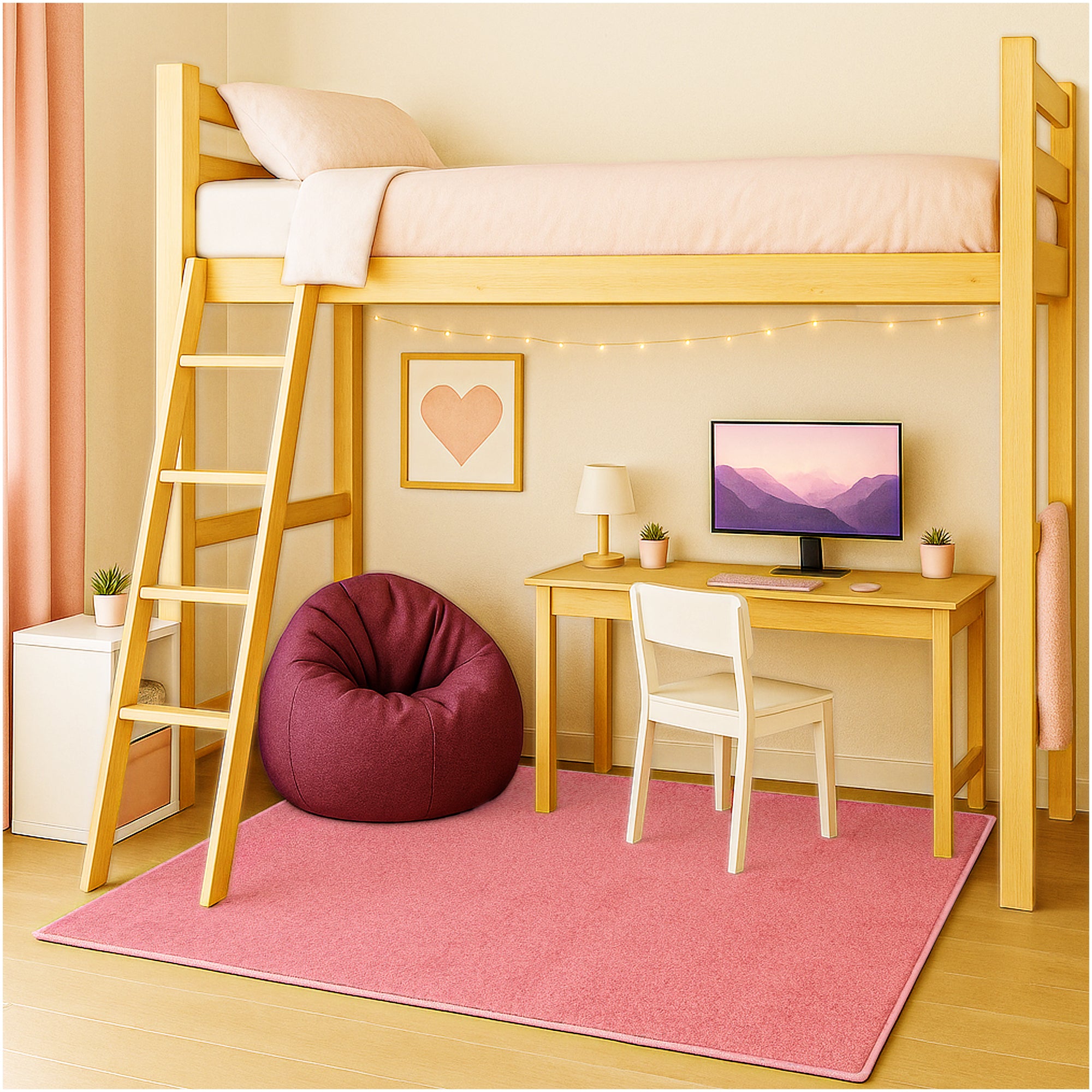 Kid Crossing Soft Area Rug – Colorful Collection, Custom Sizes Available