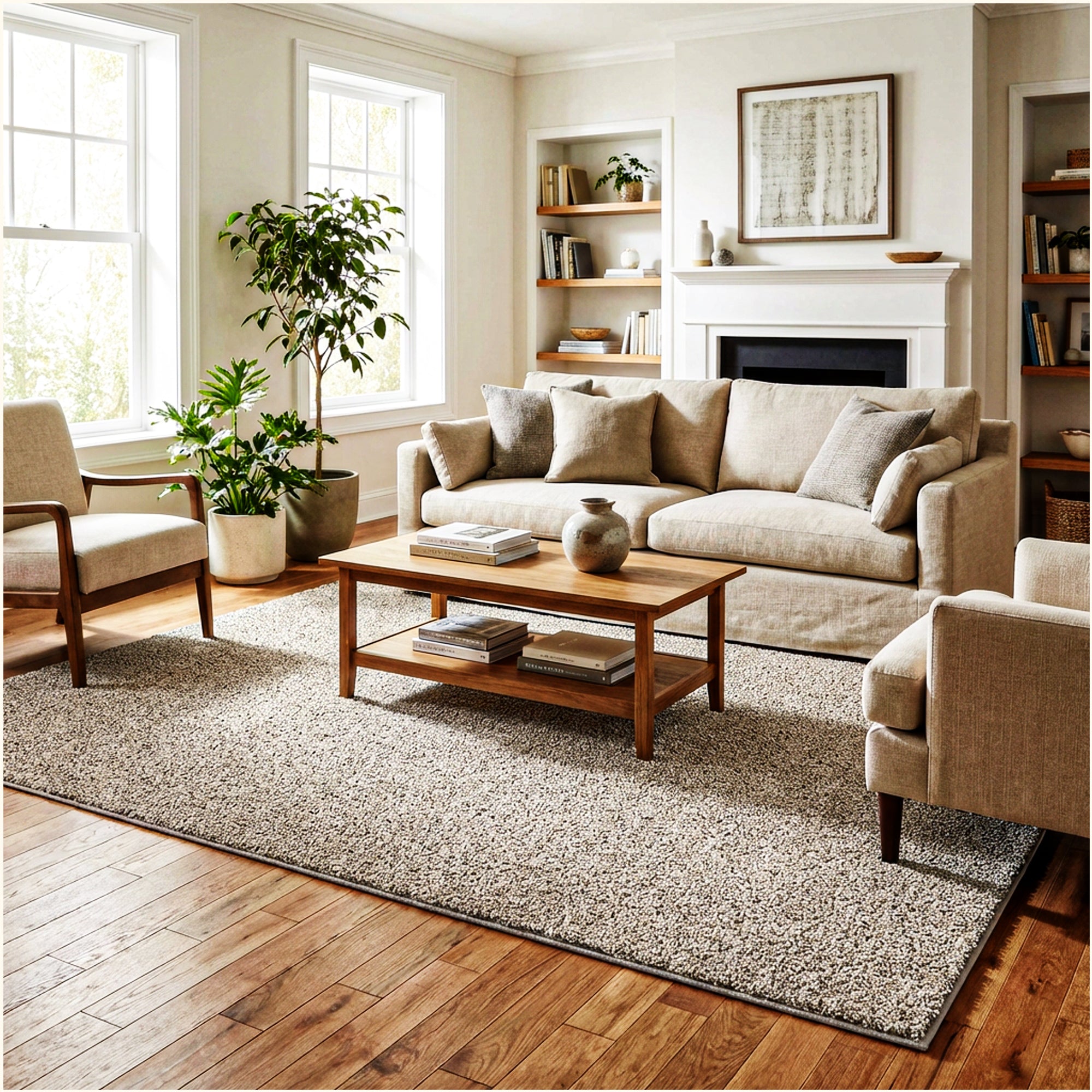 West Brow Indoor Frieze Area Rug Collection