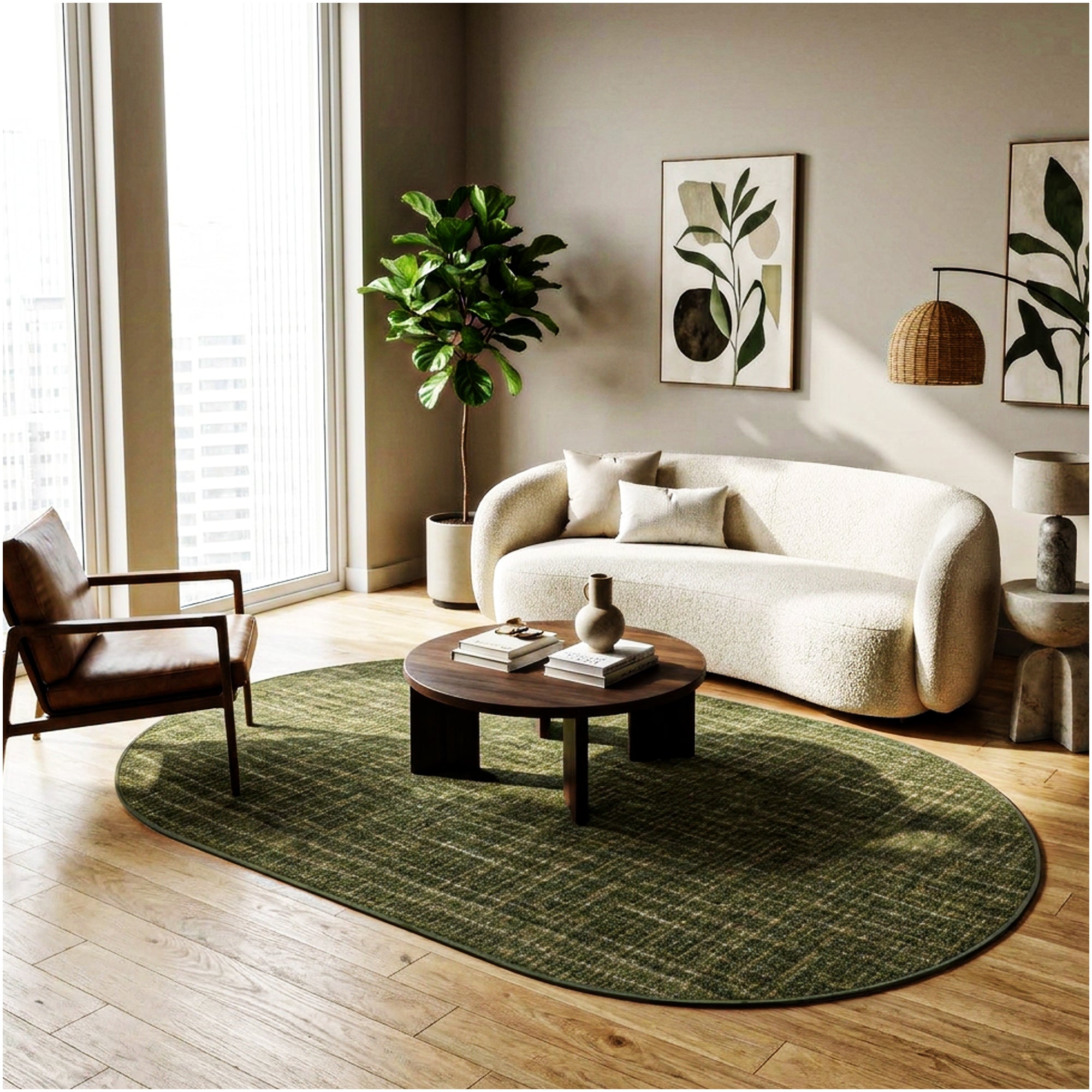 Milliken Stitches Indoor Area Rug – Standard Sizes & Color Options