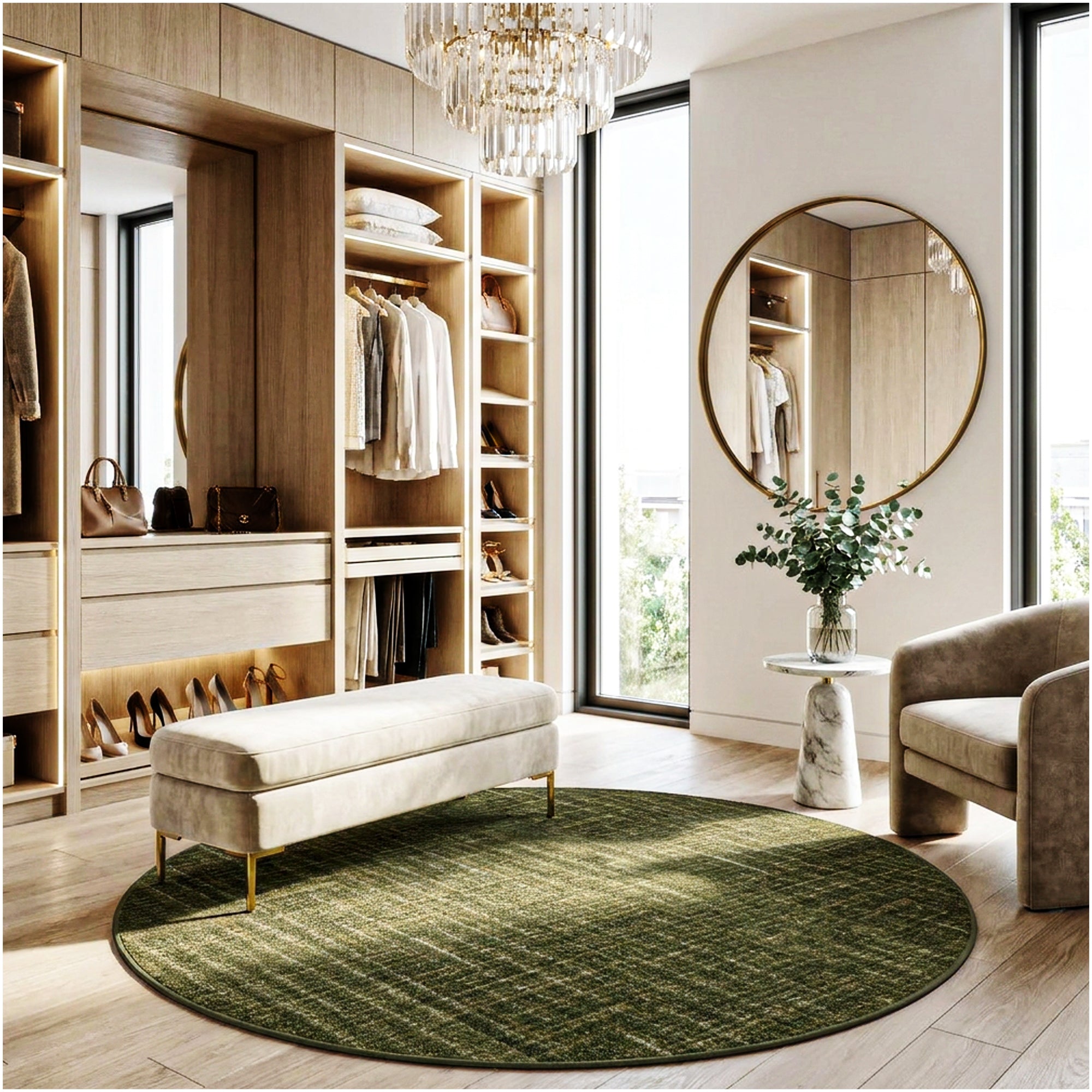 Milliken Stitches Indoor Area Rug – Standard Sizes & Color Options