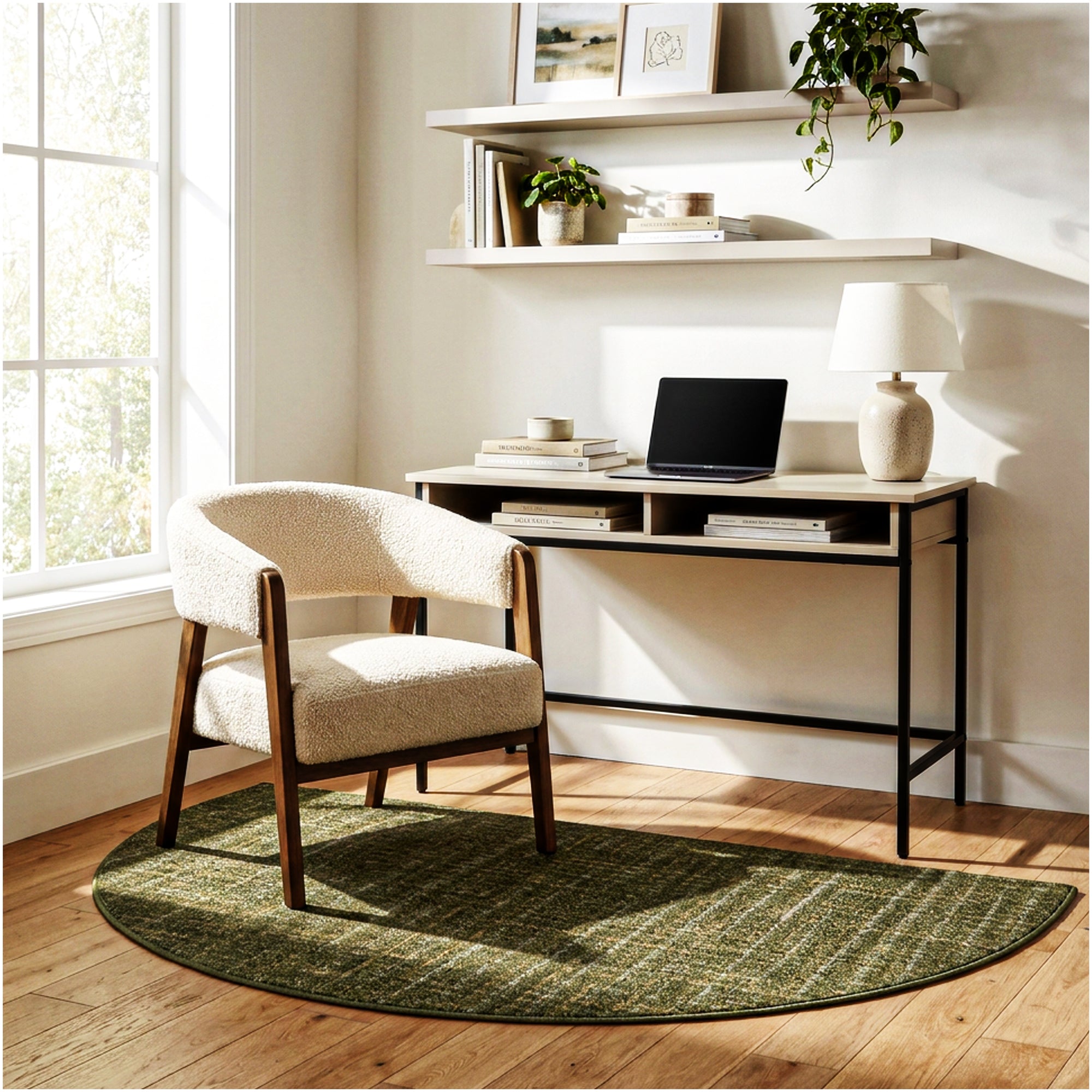 Milliken Stitches Indoor Area Rug – Standard Sizes & Color Options