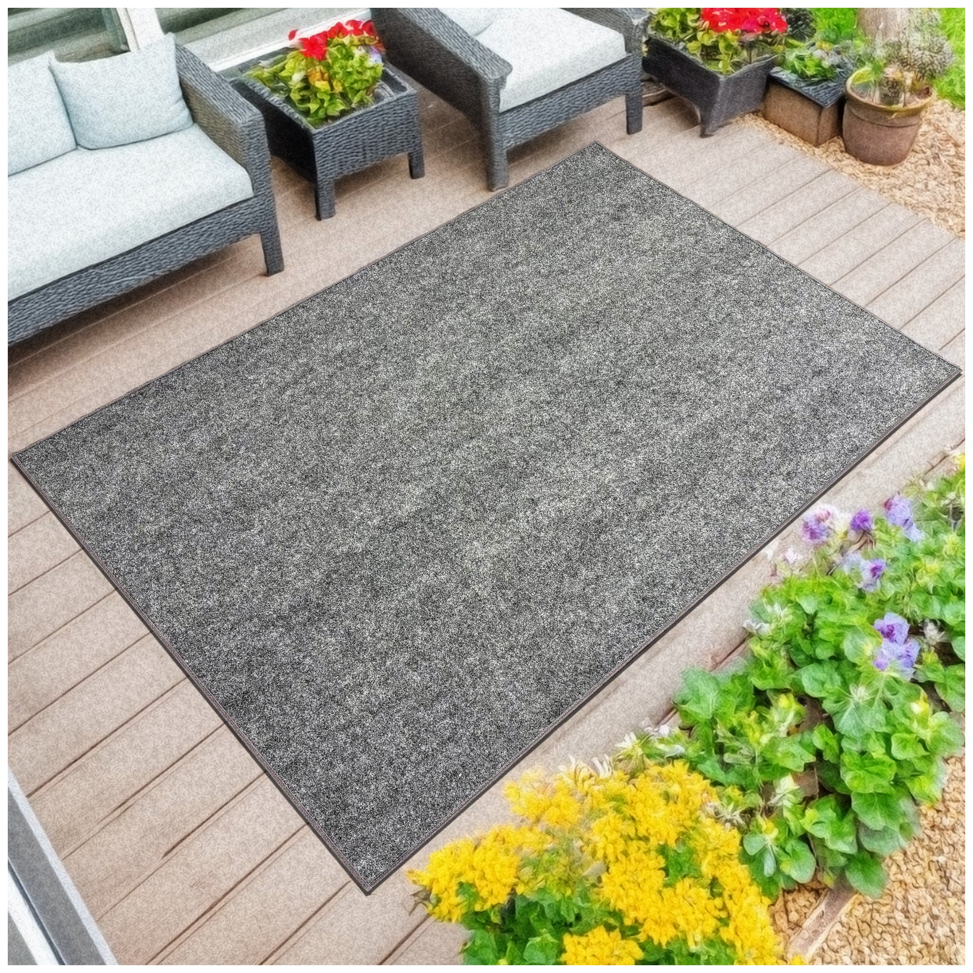 Economical Indoor/Outdoor Carpet Rug (10 Colors)
