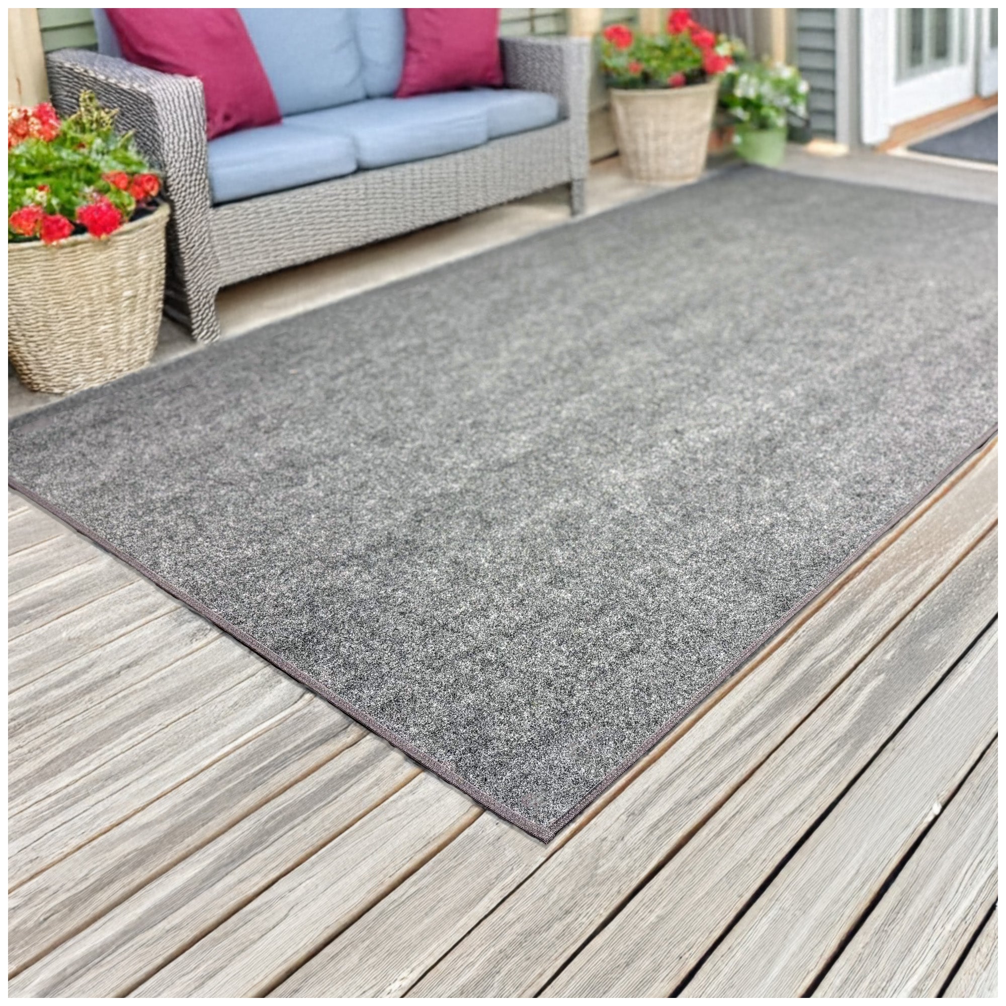 Economical Indoor/Outdoor Carpet Rug (10 Colors)