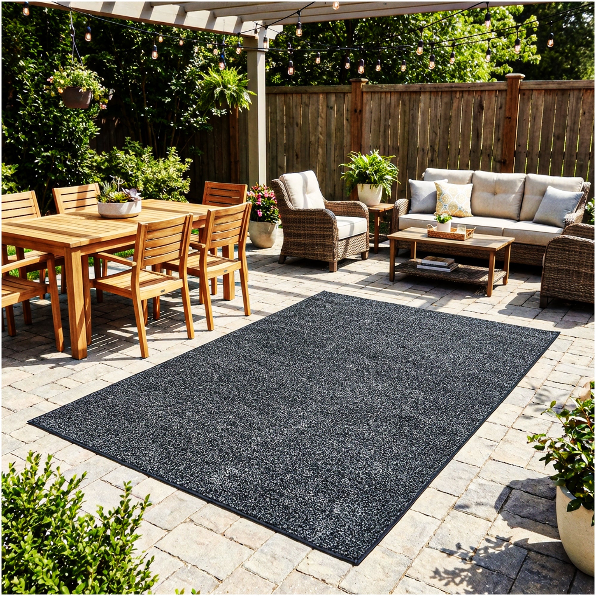 Indoor/Outdoor Artificial Grass Rugs – Lightweight, Standard Sizes, 6 Colors