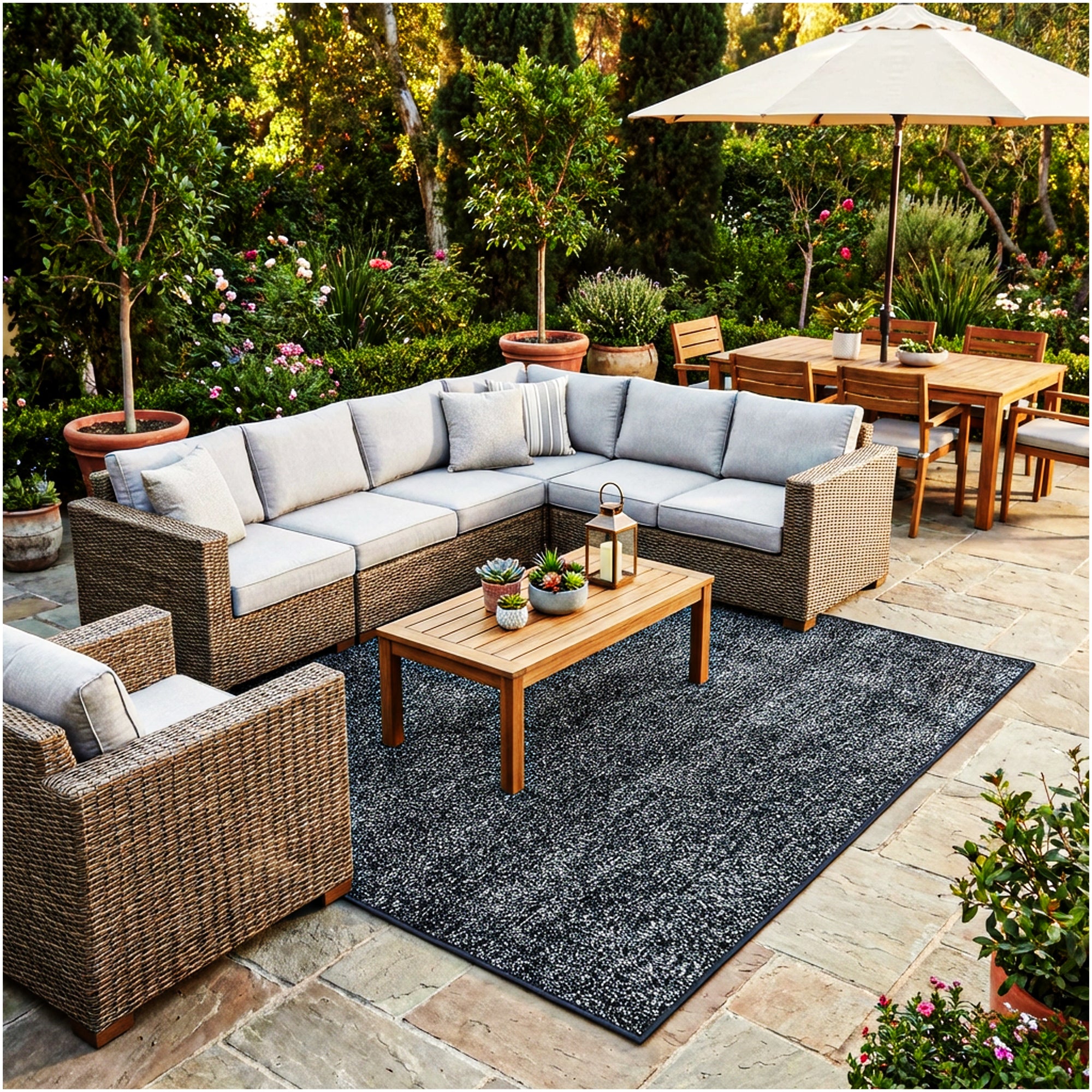Indoor/Outdoor Artificial Grass Rugs – Lightweight, Standard Sizes, 6 Colors
