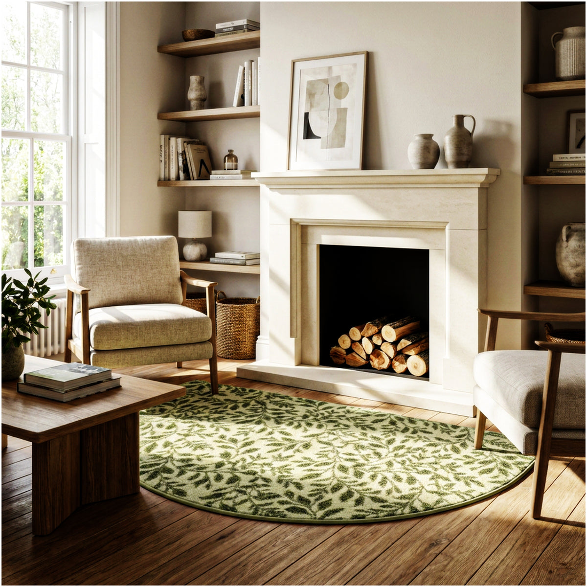 Milliken Hidden Trail Nature Pattern Indoor Area Rug – Custom Sizes