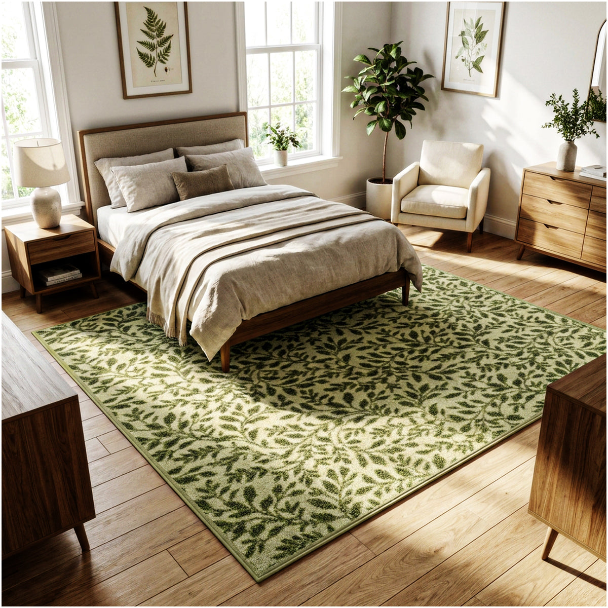 Milliken Hidden Trail Nature Pattern Indoor Area Rug – Custom Sizes