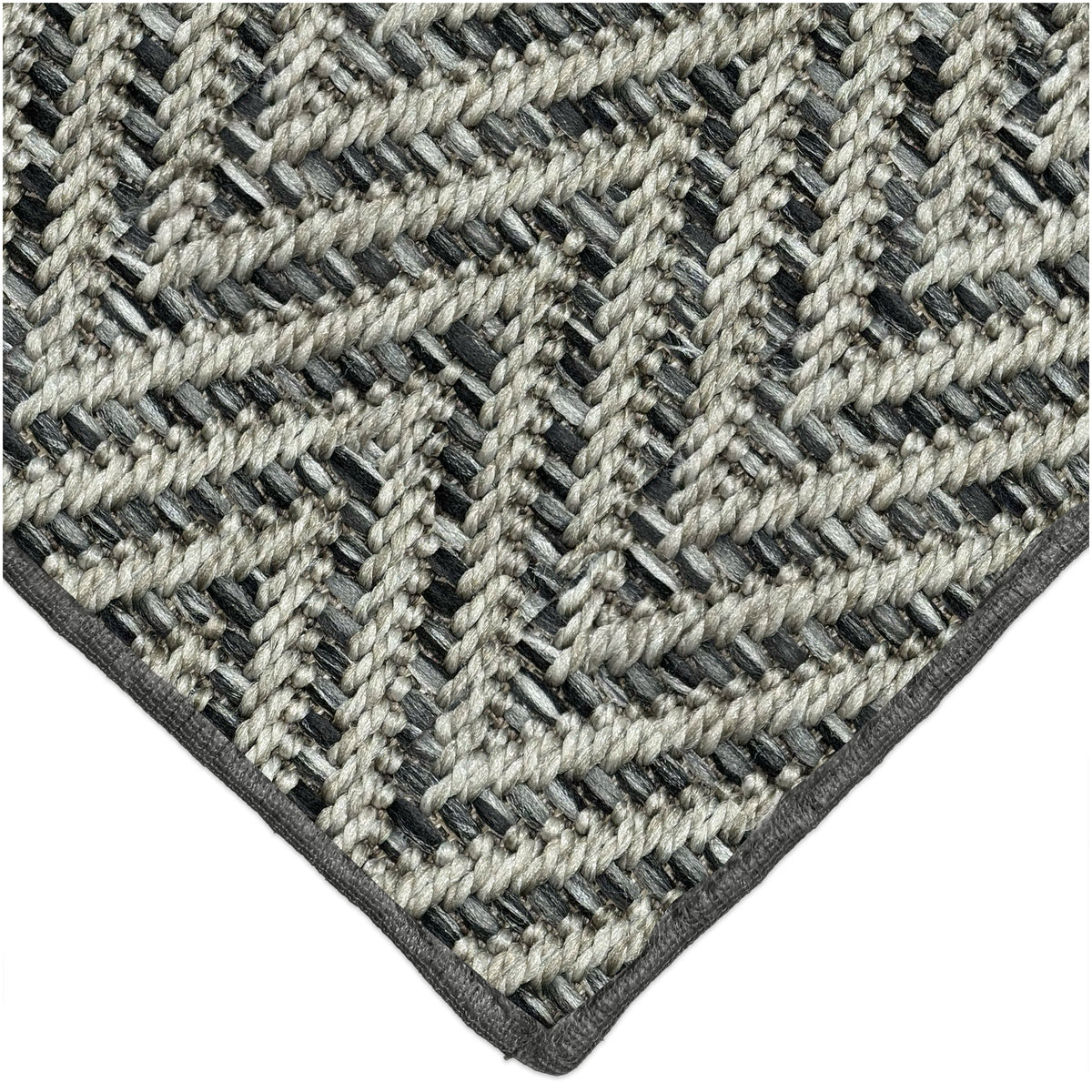 Tortola Chevron Indoor-Outdoor Area Rug | Custom Sizes Available