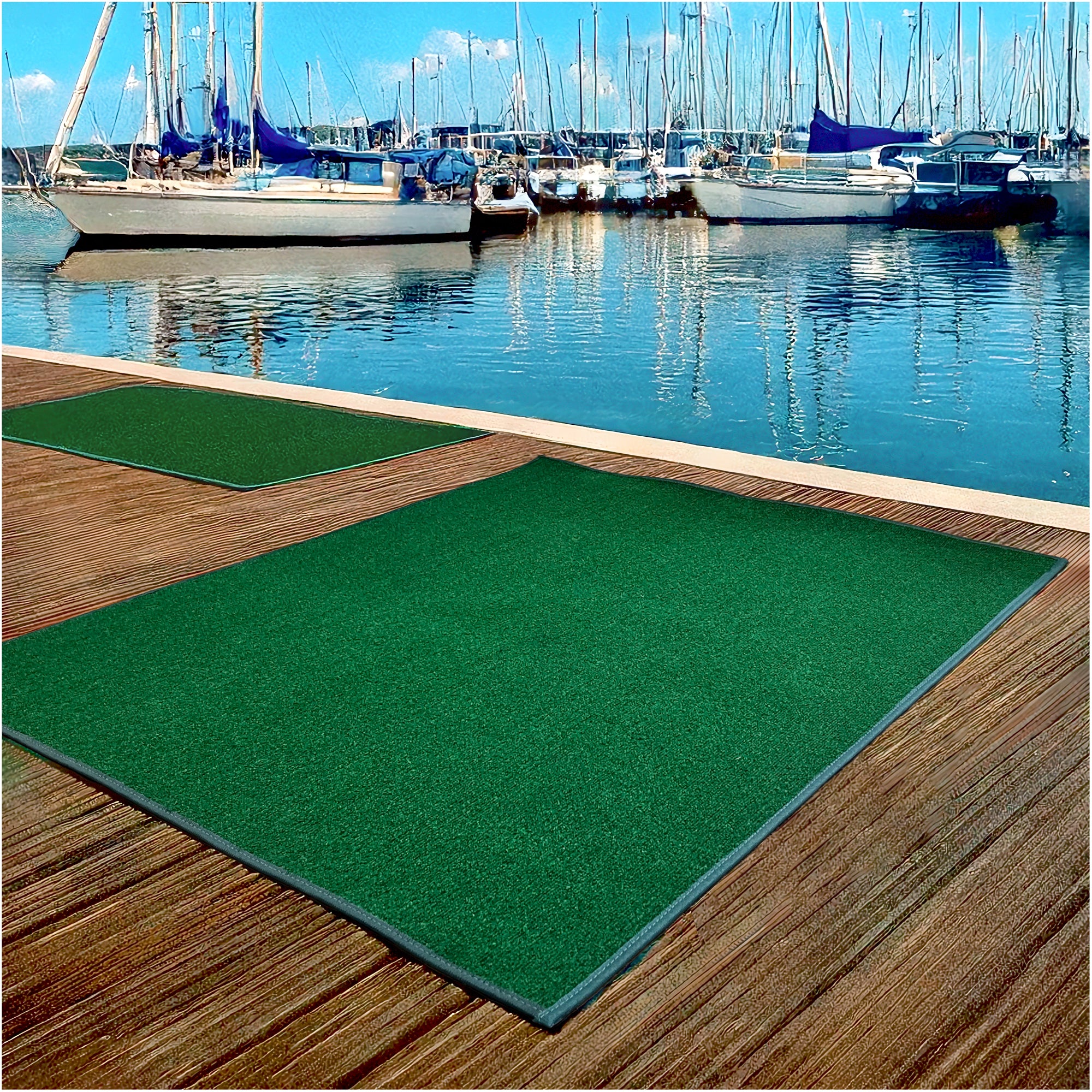 Roanoke Rib Indoor-Outdoor Area Rug in Custom Sizes - Sample