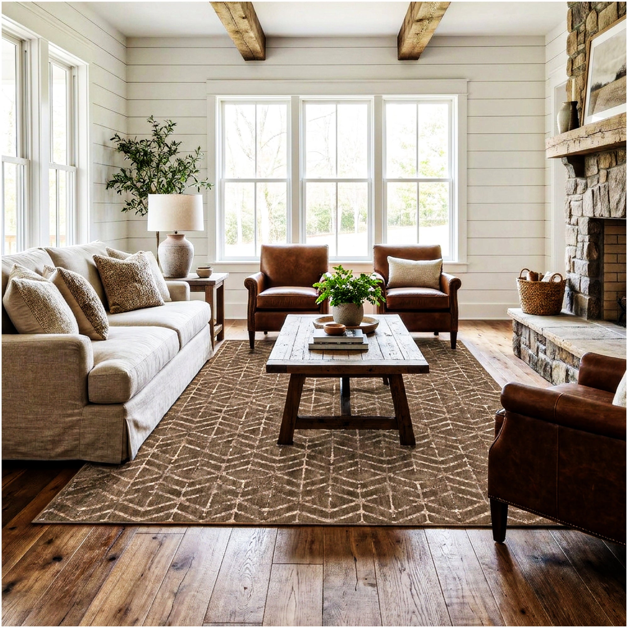 Traveler’s Path Indoor Area Rug – 40 oz Cut Pile, Custom Sizes & Colors
