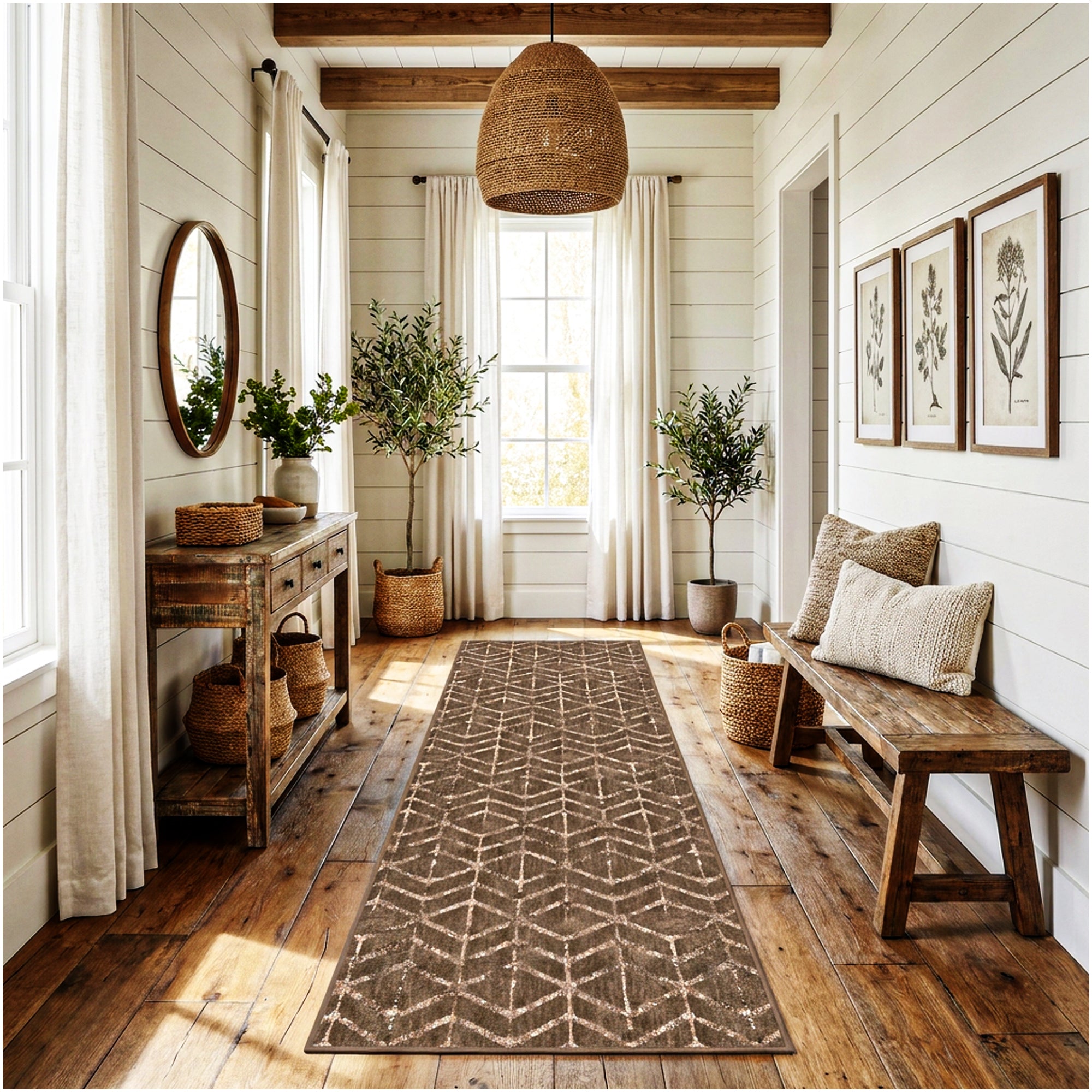 Traveler’s Path Indoor Area Rug – 40 oz Cut Pile, Custom Sizes & Colors