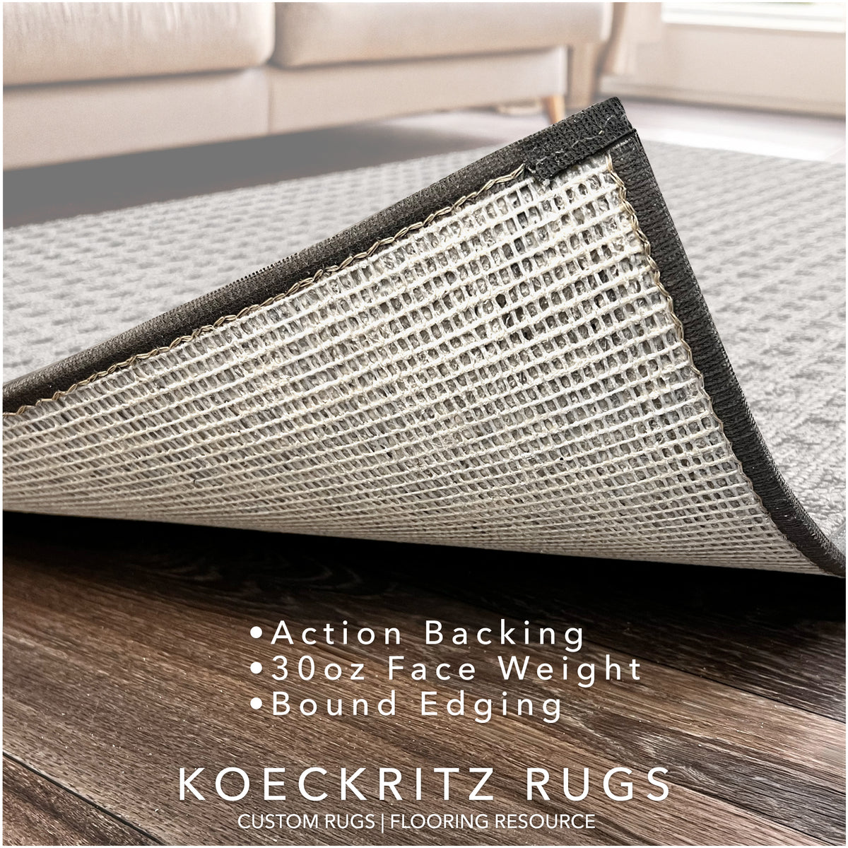 Quadrille Berber Pattern Indoor Area Rug – Custom Sizes