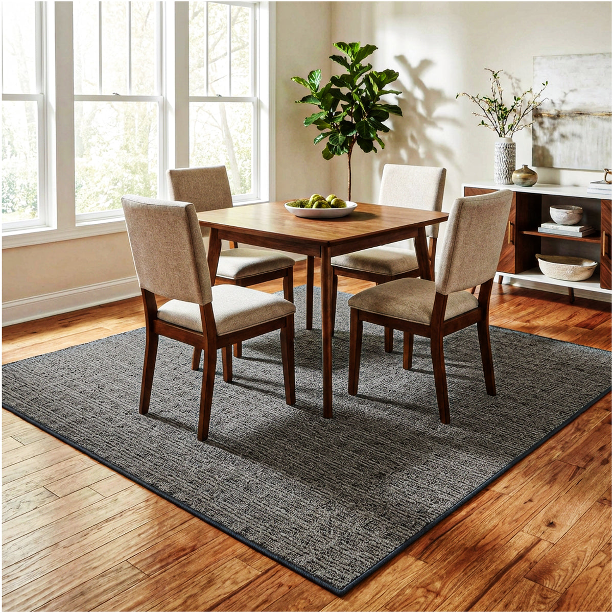 Quadrille Berber Pattern Indoor Area Rug – Custom Sizes