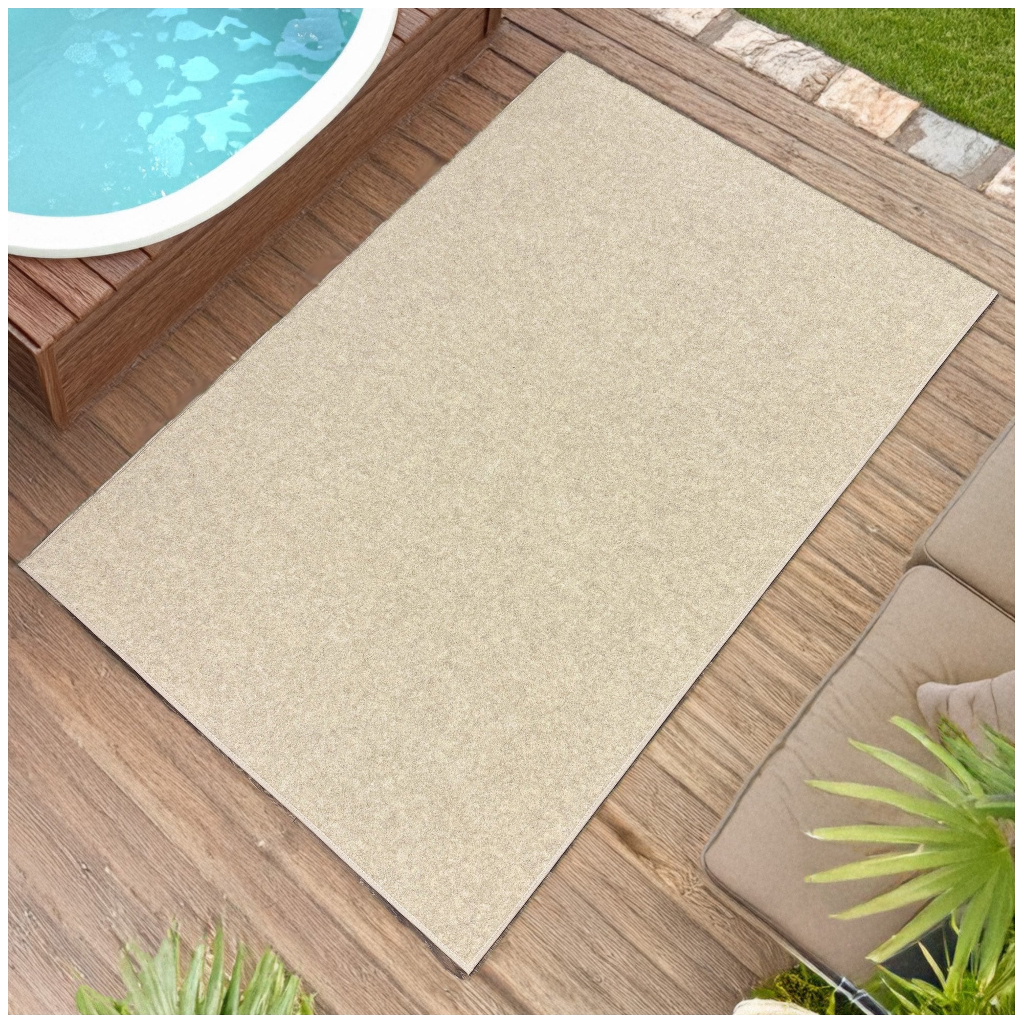 Economical Indoor/Outdoor Carpet Rug (10 Colors)