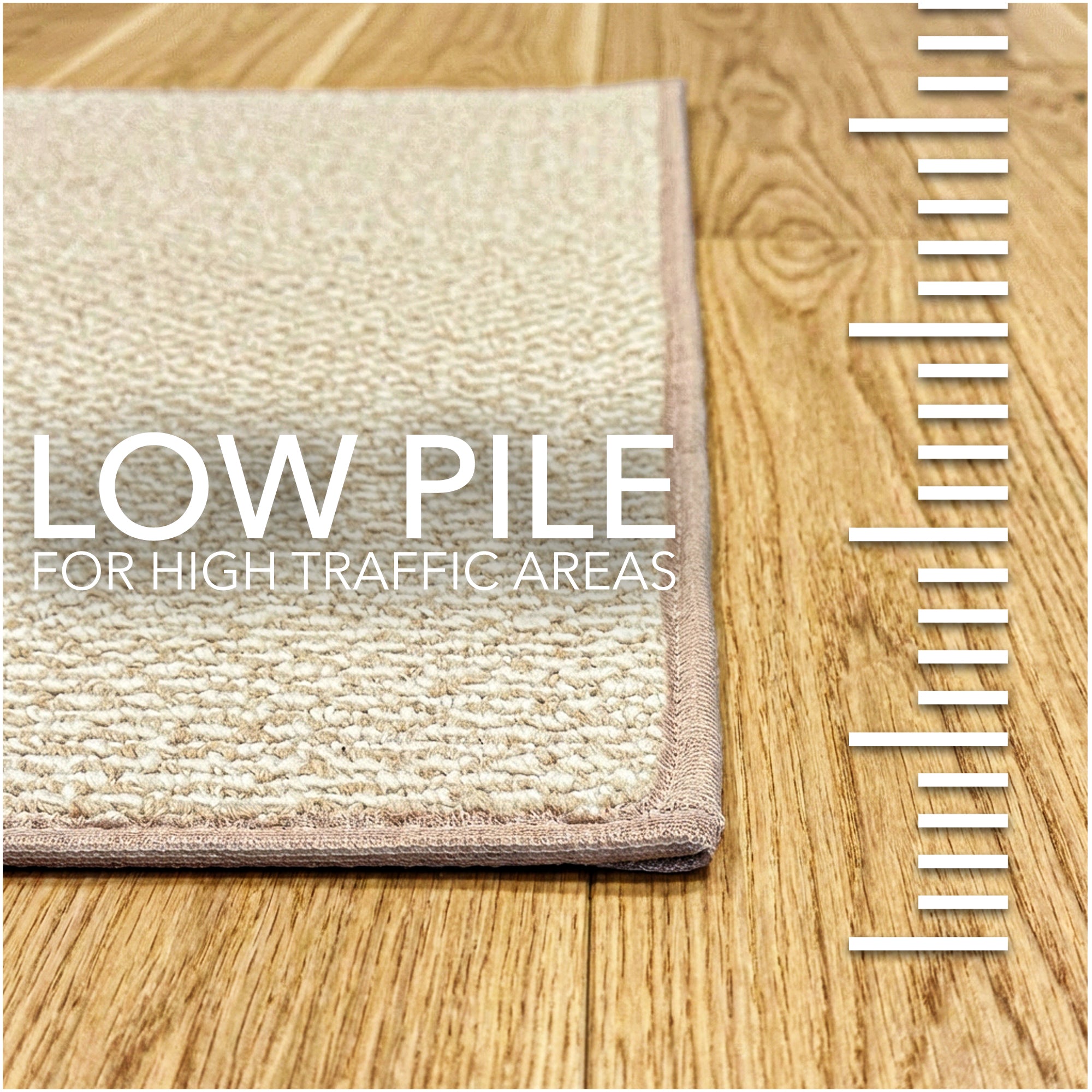 Berber Indoor-Outdoor Area Rug & Runner – Neutral Tones, Custom Sizes