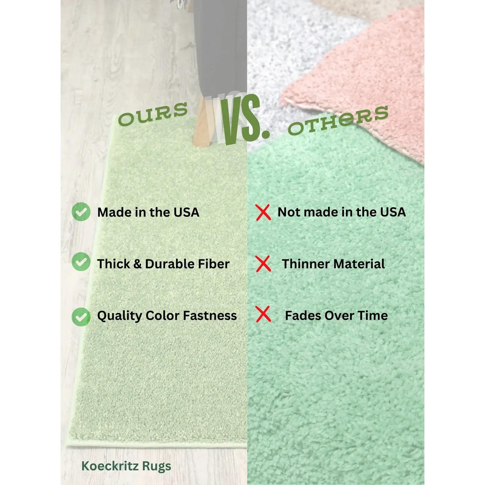 Kid Crossing Soft Area Rug – Colorful Collection, Custom Sizes Available - Sample