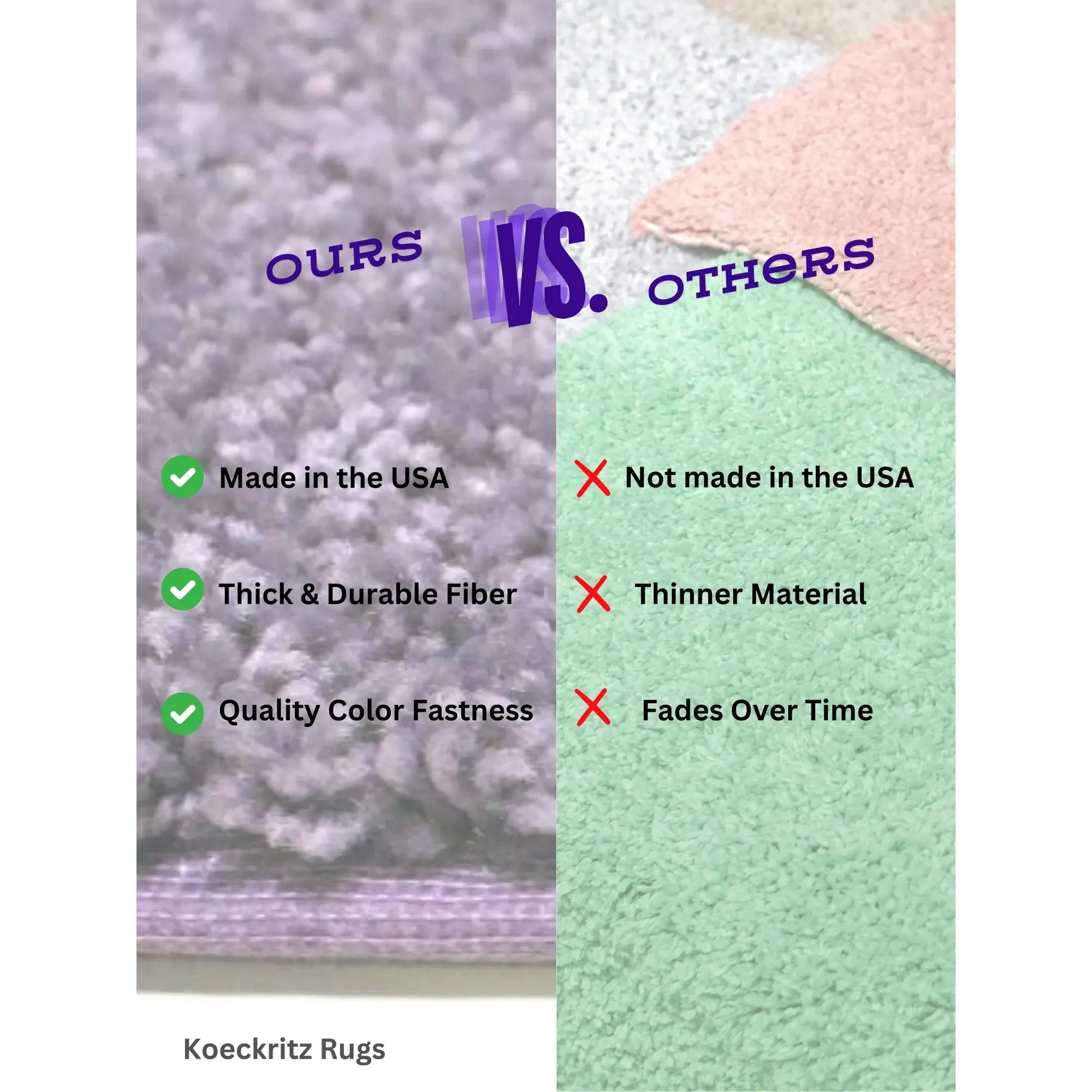 Kid Crossing Soft Area Rug – Colorful Collection, Custom Sizes Available - Sample