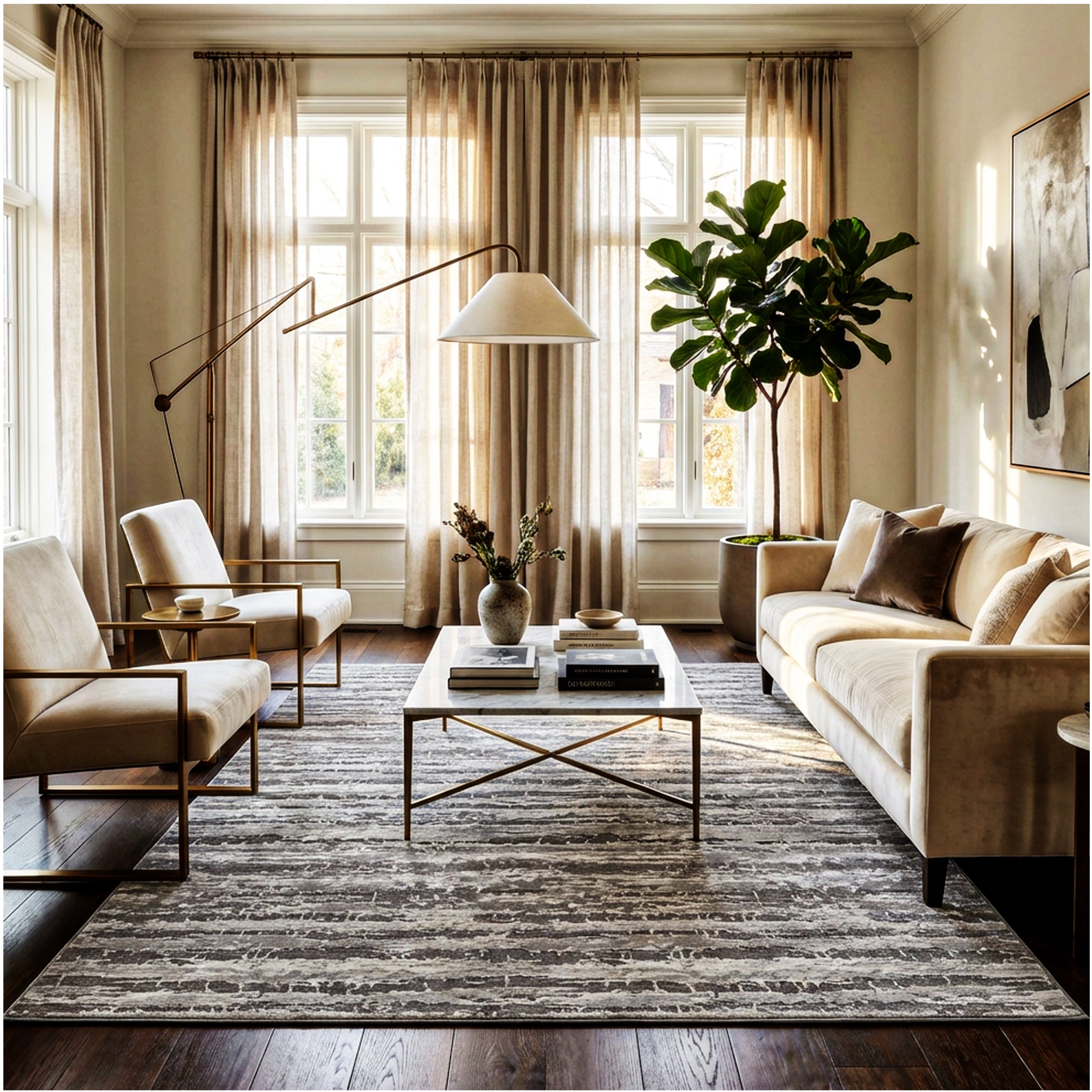 Kane Bangalore Himalaya Collection Abstract Indoor Area Rug